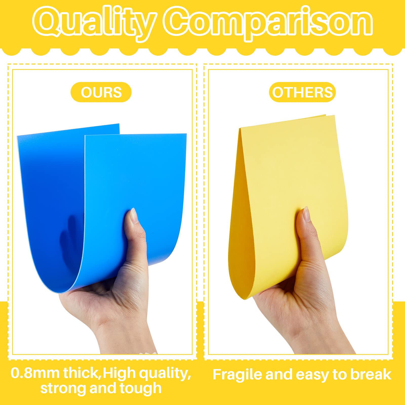 18 Pack Colorful Plastic Book Shelf Dividers - 6 x 12 Inch Library Shelf Organizers with 36 Stickers, Classroom Supplies for School, Office & Home Organization (Assorted Colors) - Perfect for Classroom Libraries, Bookstores & Home Bookshelves