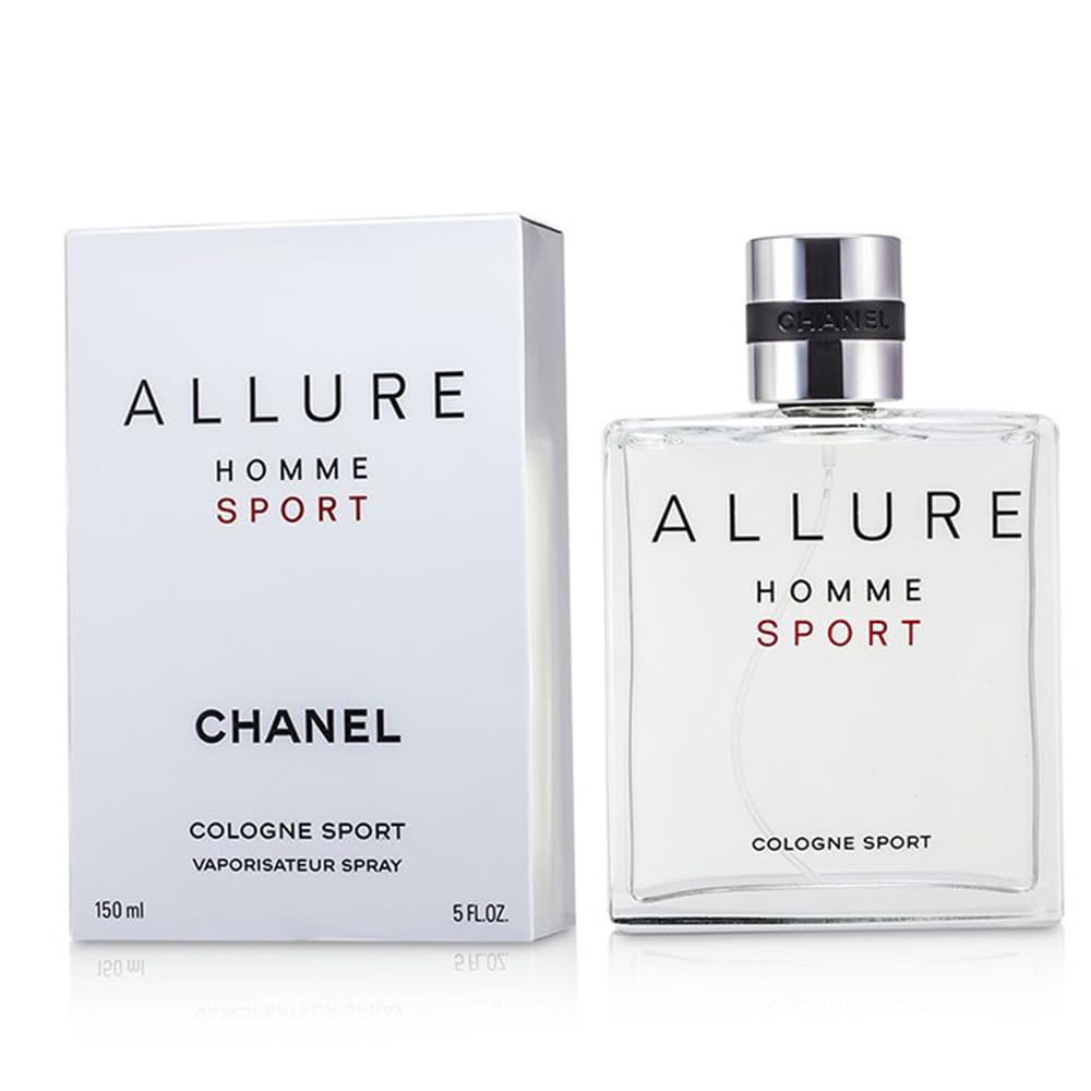 Chanel Allure Homme Sport Cologne for Men - 5 oz Eau de Toilette Spray | Fresh & Masculine Fragrance for Day & Night Wear, Work & Special Occasions
