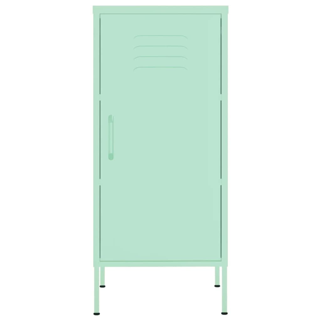 Steel Storage Cabinet with Single Door & 2 Adjustable Shelves - 16.7