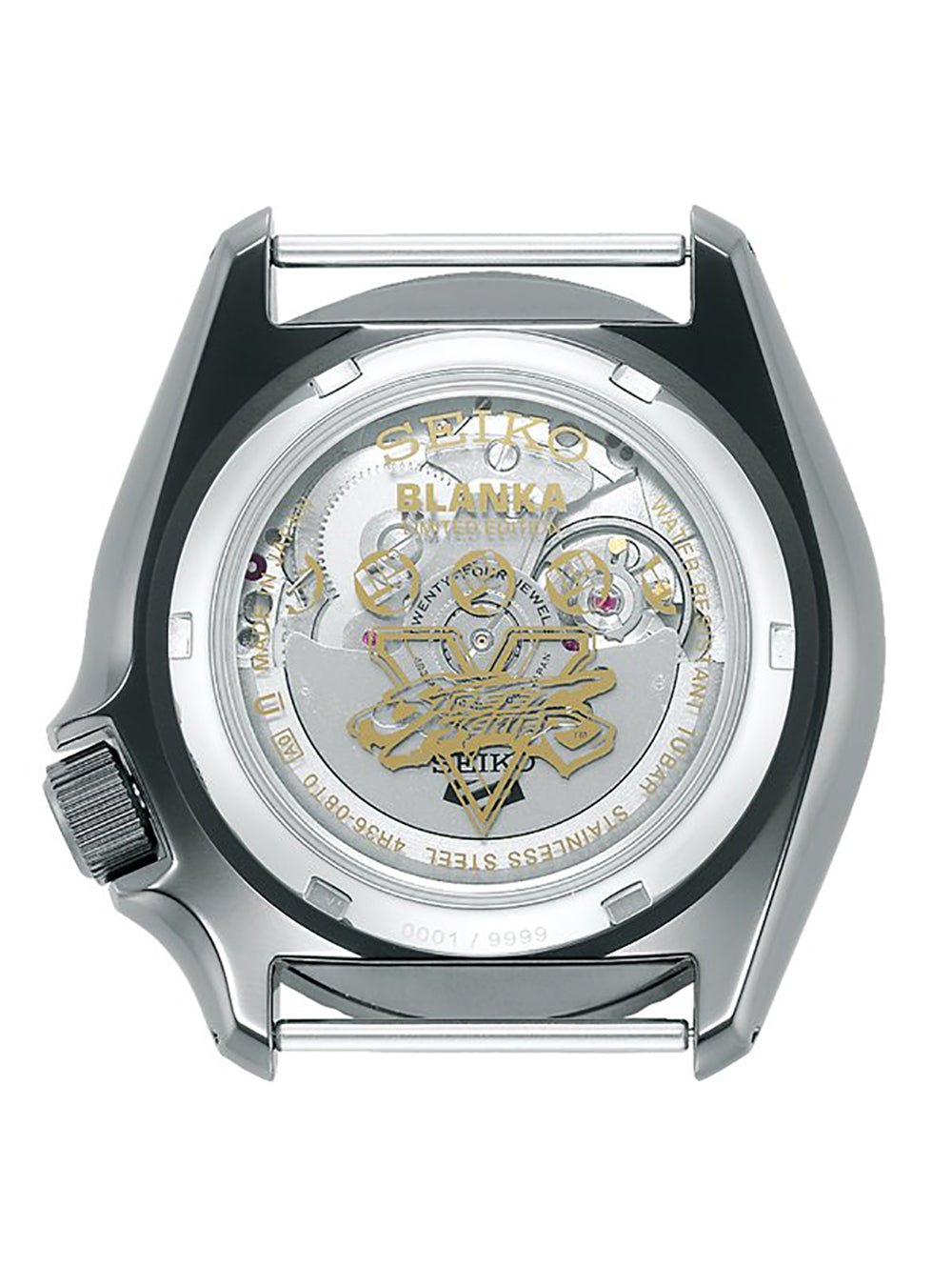 SEIKO 5 Sports Street Fighter V Limited Edition Blanka Model SBSA083 - Japanese Made Automatic Watch for Men - Perfect for Collectors, Gamers & Streetwear Enthusiasts