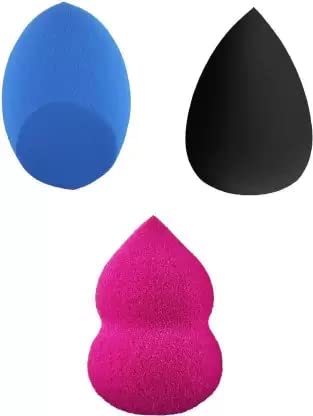 Professional Makeup Brush Set - 10 Foundation Blending Blush Eye Face Brushes + 3 Stainless Steel Powder Puffs for Liquid, Cream & Powder Cosmetics | Perfect for Makeup Artists, Beginners & Everyday Beauty Routine