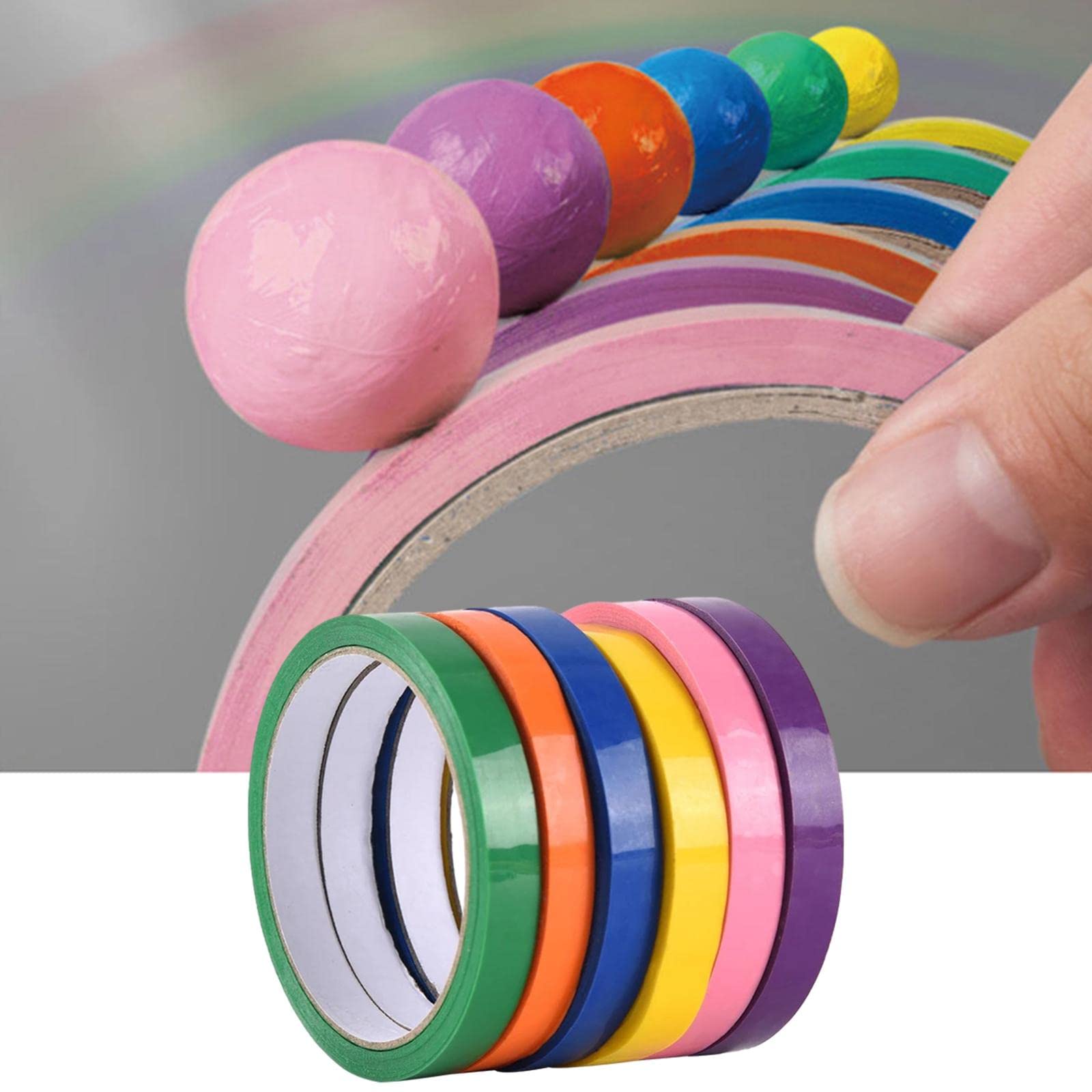Colorful Sticky Ball Tape Toy - DIY Anti-Stress Gift for Adults & Kids | Party & Office Fun