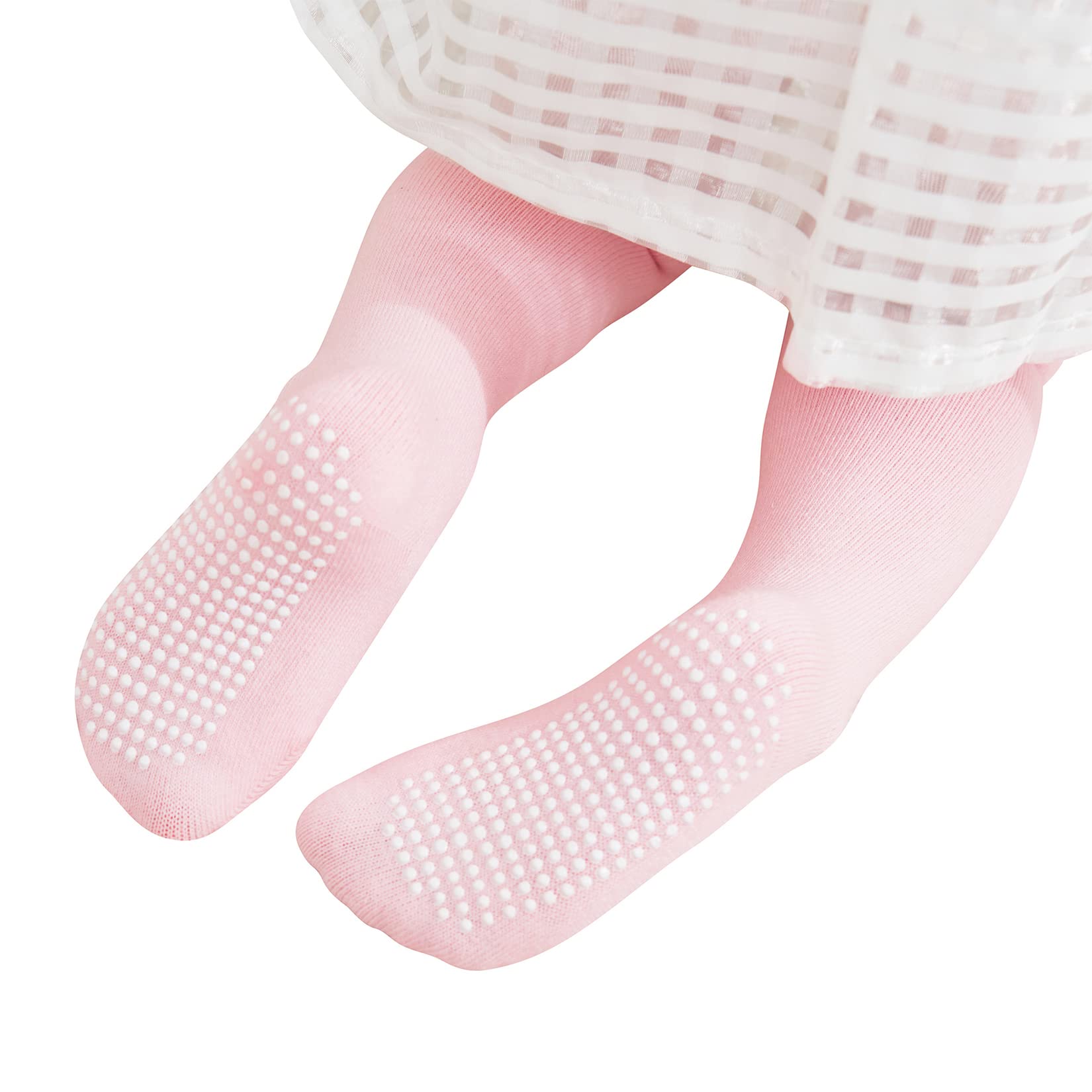Century Star Non-Slip Baby Tights for Toddlers & Infants - Soft Cotton Leggings for Girls 0-24 Months | Perfect for Playtime, Daycare & Family Outings
