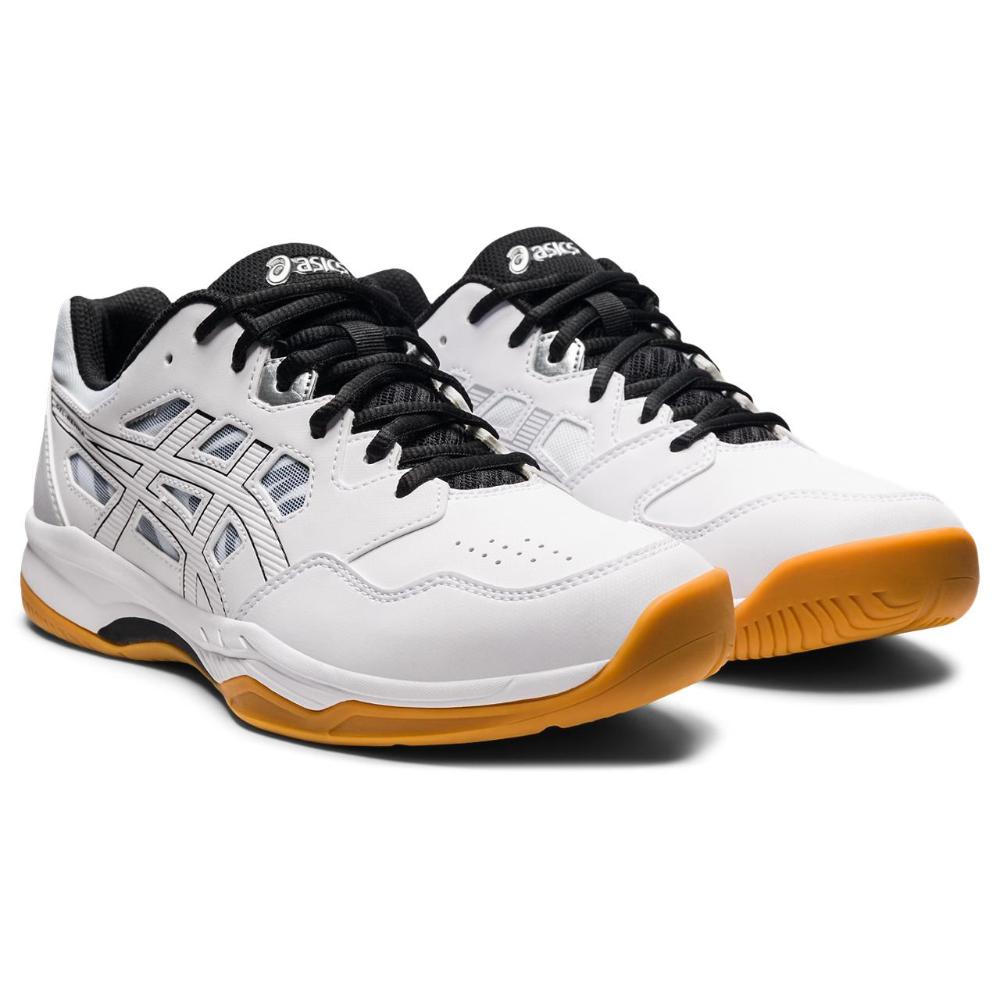 ASICS Gel Renma Men's Indoor Volleyball Shoes - White/Black - Lightweight Court Sneakers for Badminton, Squash & Indoor Sports