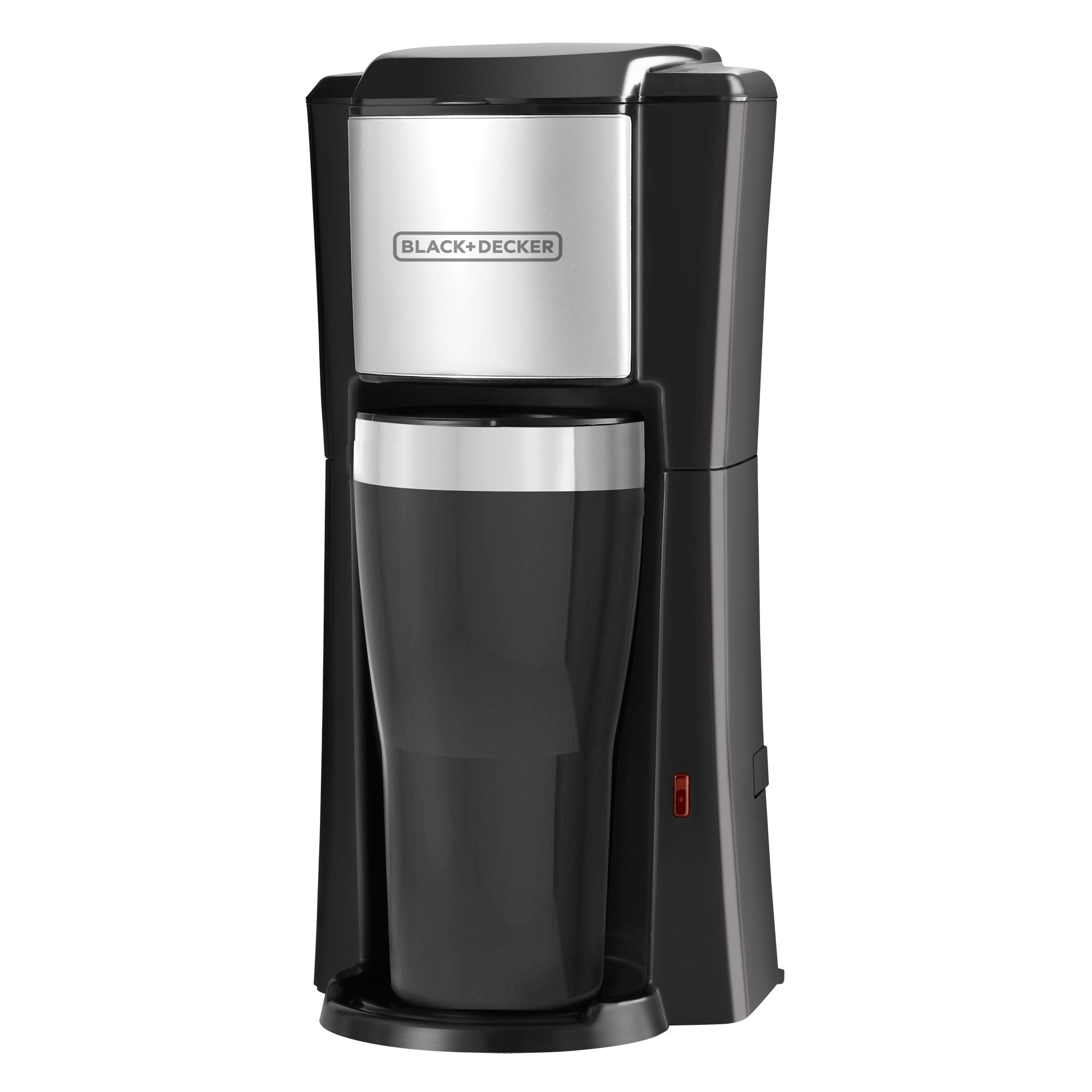 BLACK+DECKER CM618 Single Serve Coffee Maker for Home & Office - Fast Brewing, Compact Design, Black - Perfect for Small Spaces & Quick Coffee Breaks