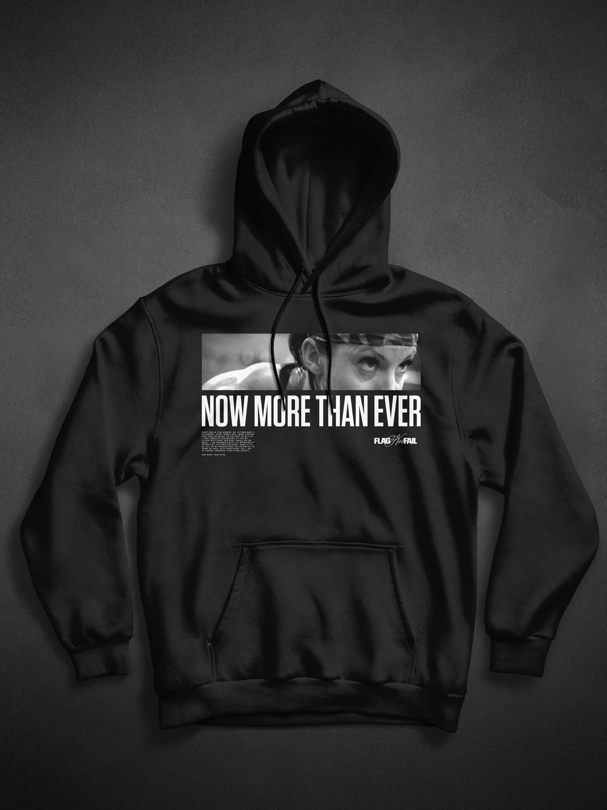 NOW MORE THAN EVER HOODIE - Black Unisex Pullover Sweatshirt for Men & Women | Casual Streetwear, Loungewear, and Gym Outfit