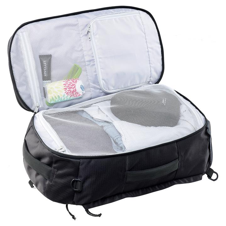 Caribee 40L Travel Backpack - Lightweight Carry-On Backpack for Airplane, Hiking & Business Travel - Black | Perfect for Weekend Trips & Commuting
