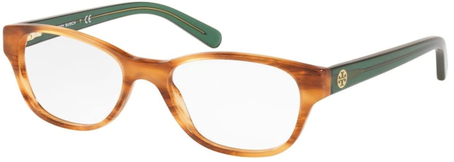 Tory Burch TY2031 Women's Eyeglasses - Honey Wood Frame 51mm - Stylish Prescription Glasses for Women - Perfect for Work, Reading & Everyday Wear