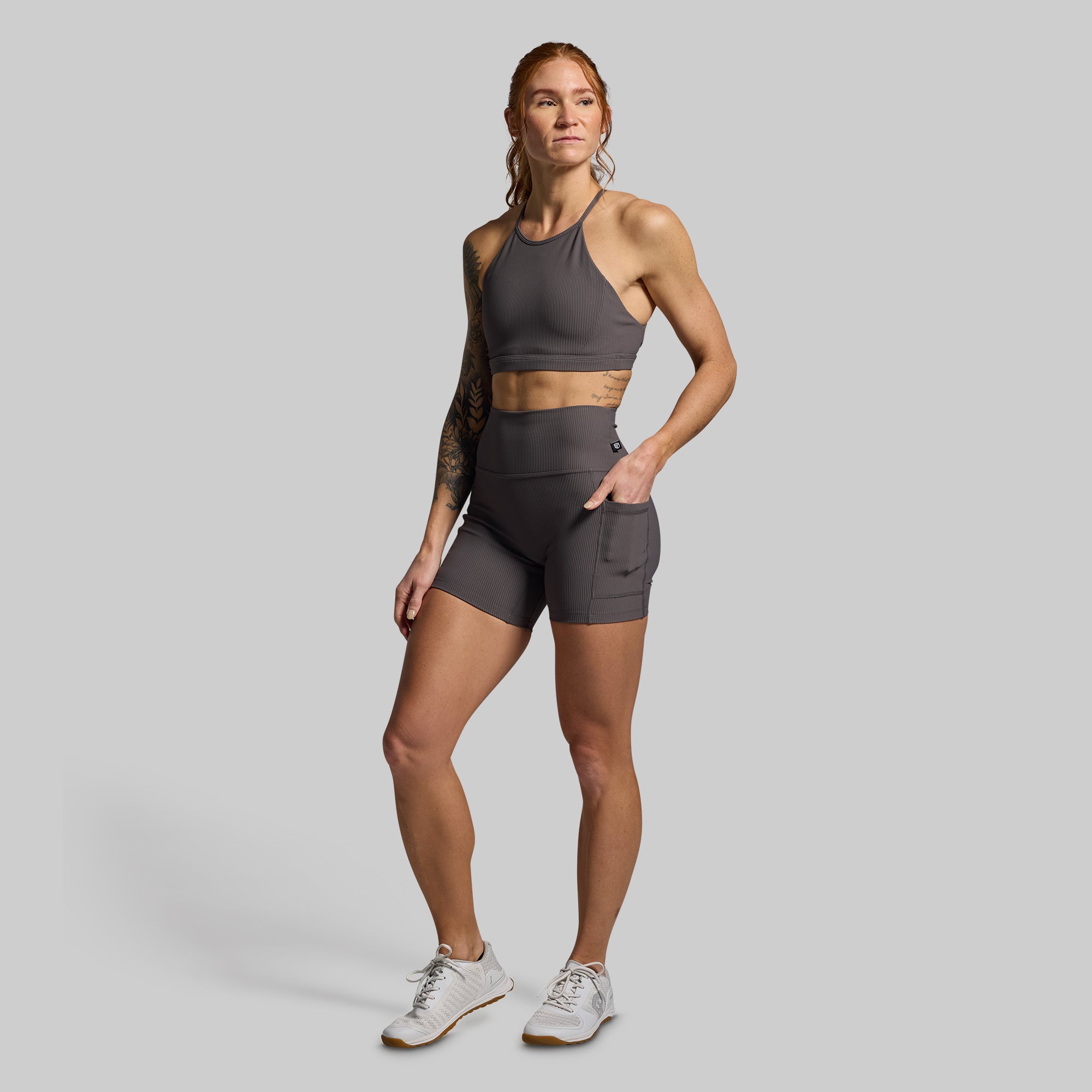 All or Nothing Short Set - Dark Grey | Comfortable & Stylish Activewear for Women | Perfect for Gym, Yoga, Running & Summer Outfits