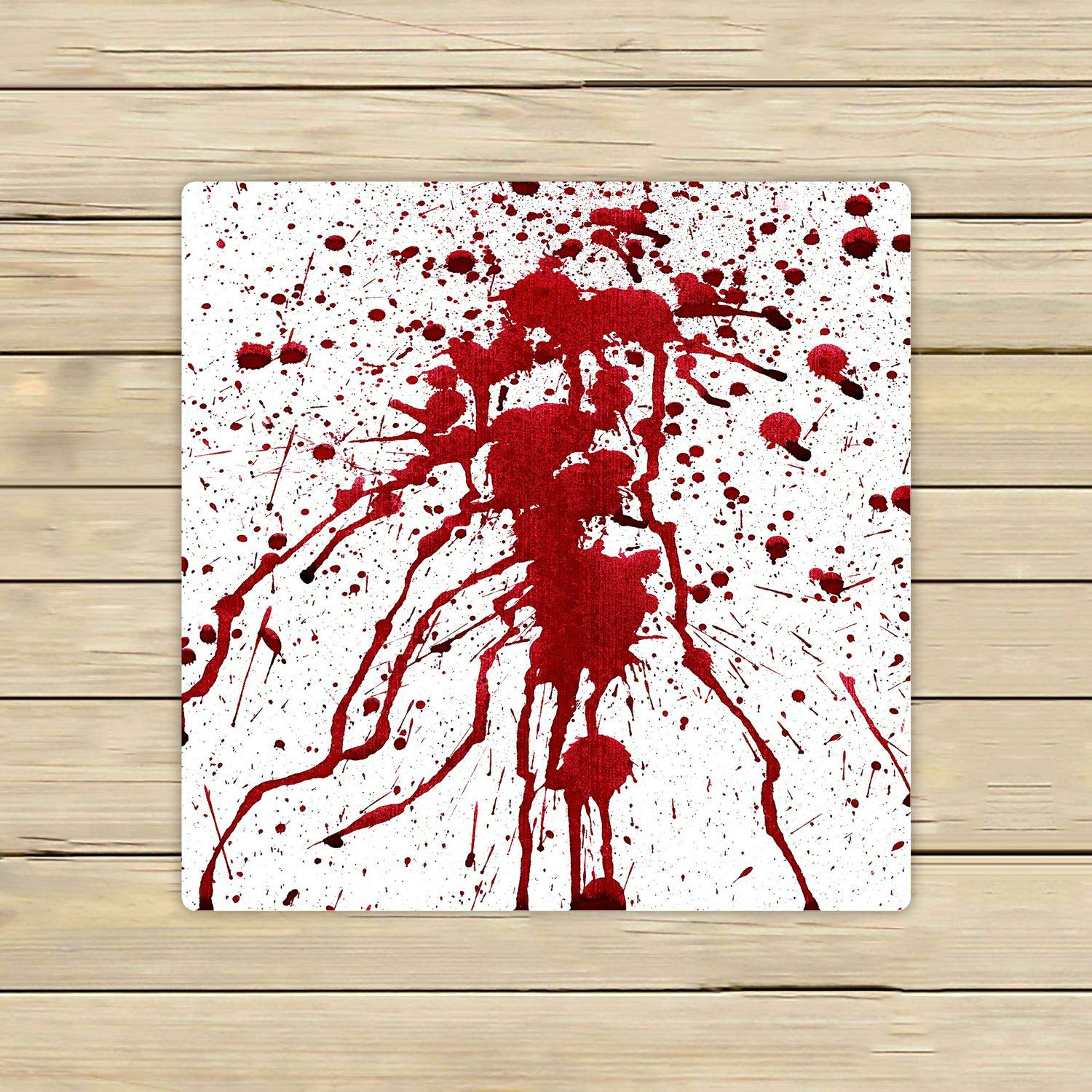 ABPHQTO Bloody Splashes Design White Towels - 13x13 Inch Soft Absorbent Bath, Beach, Pool, Spa & Travel Towel for Gym, Yoga, Sports & Outdoor Activities