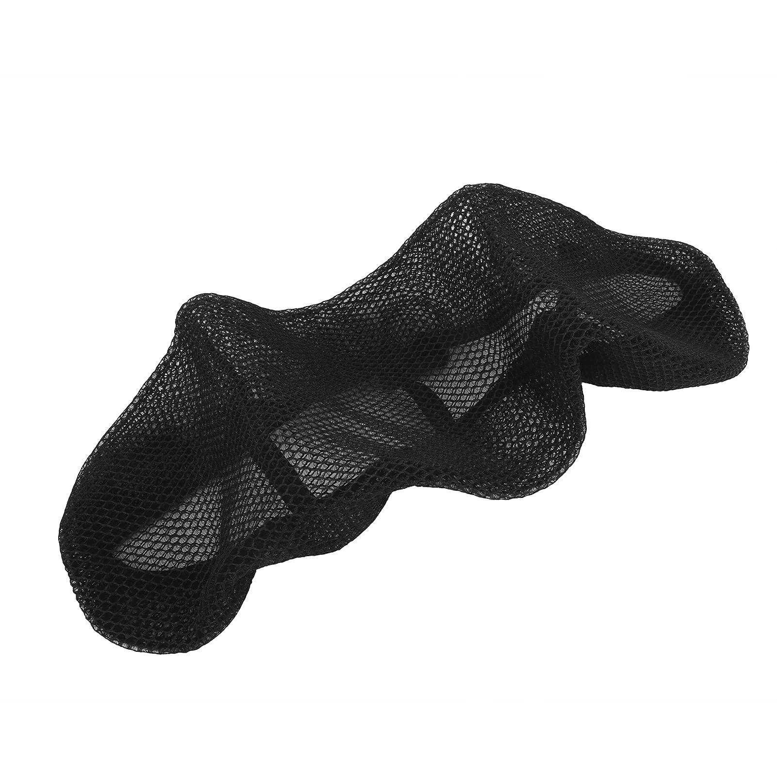 3D Black Nylon Mesh Motorcycle Seat Covers - Breathable Seat Cushion Pad for Comfort Riding | Perfect for Harley, Honda, Yamaha & More | Motorcycle Accessories for Long Distance & Daily Commute
