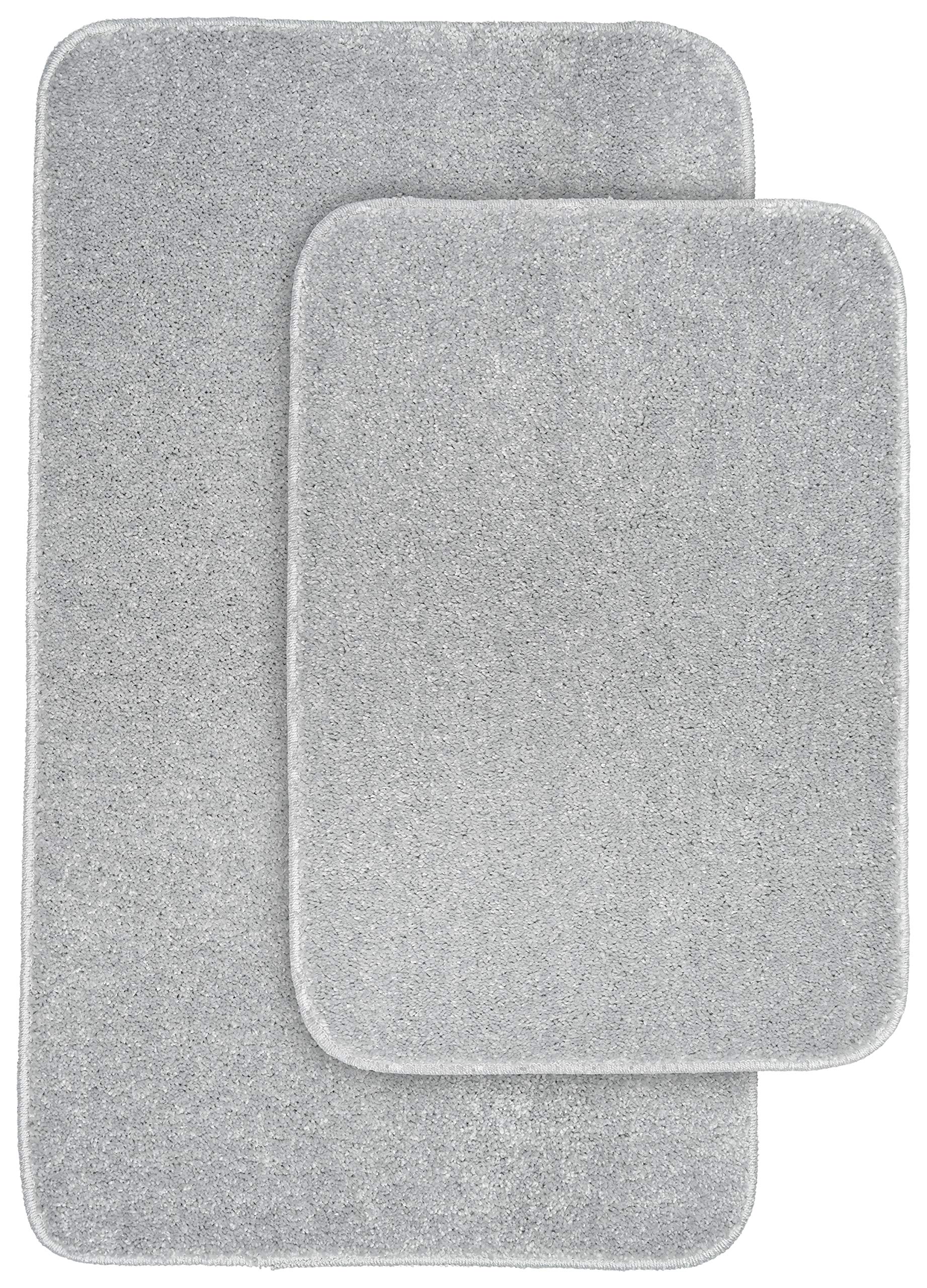 Gramercy Plush Polypropylene Washable Bath Rug Set - 2 Piece (17