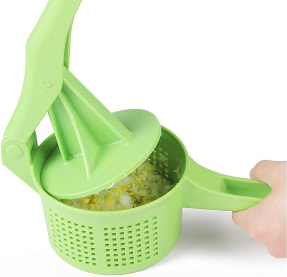 Premium Potato Ricer & Masher - Heavy Duty Fruit & Vegetable Press for Juicing, Pureeing, Squeezing Lemons - Perfect for Homemade Baby Food, Juices, and Cooking