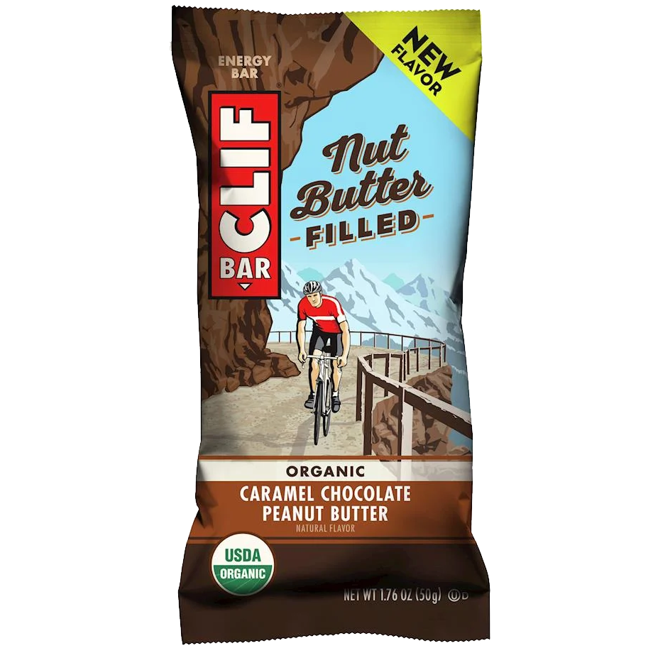Clif Bar Nut Butter Filled Energy Bars - Organic Protein Snack for Hiking, Running & Outdoor Activities - Gluten Free & Non-GMO - 12 Pack (Variety Flavors) - Perfect for On-The-Go Nutrition & Workout Fuel