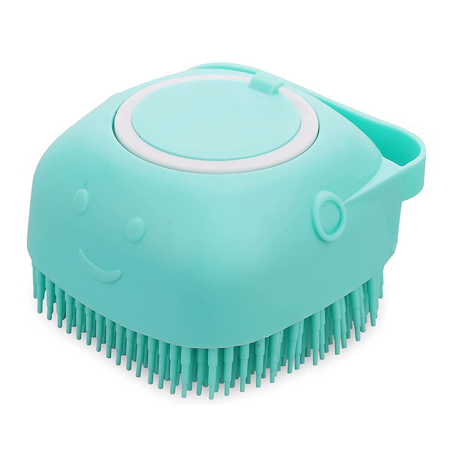 Premium Silicone Body Bath Brush with Shampoo Dispenser - Soft Exfoliating & Massaging Skin Brush for Shower & Bath - Multicolor Bathroom Accessories (Ideal for Sensitive Skin & Spa-Like Experience at Home)