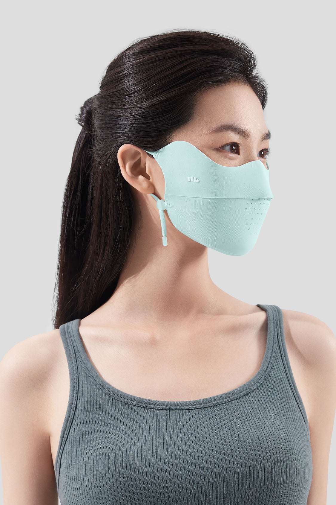 Cicda UPF50+ Women's Sun Protection Face Mask - UV Protective & Breathable for Outdoor Activities, Running, Hiking & Cycling