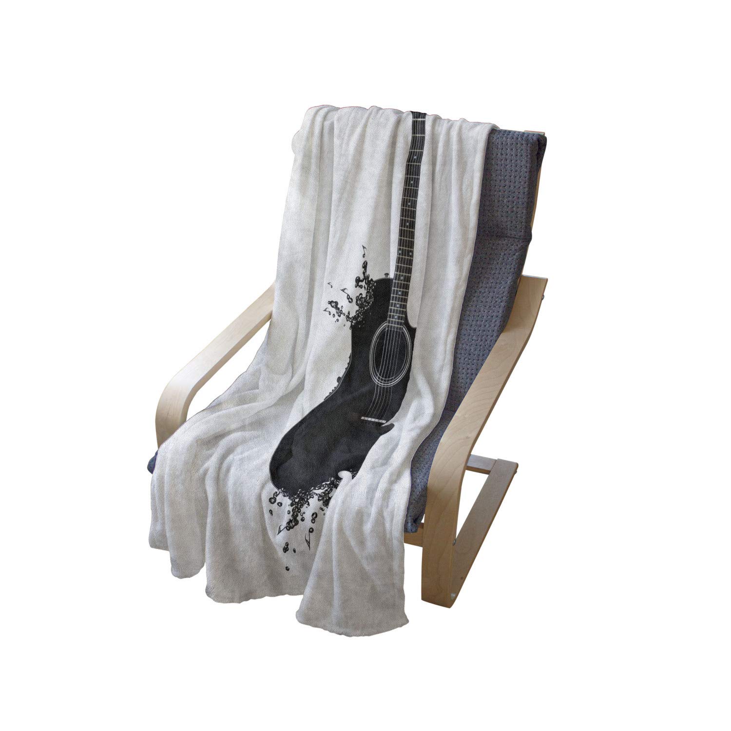 Ambesonne Guitar Throw Blanket - 60