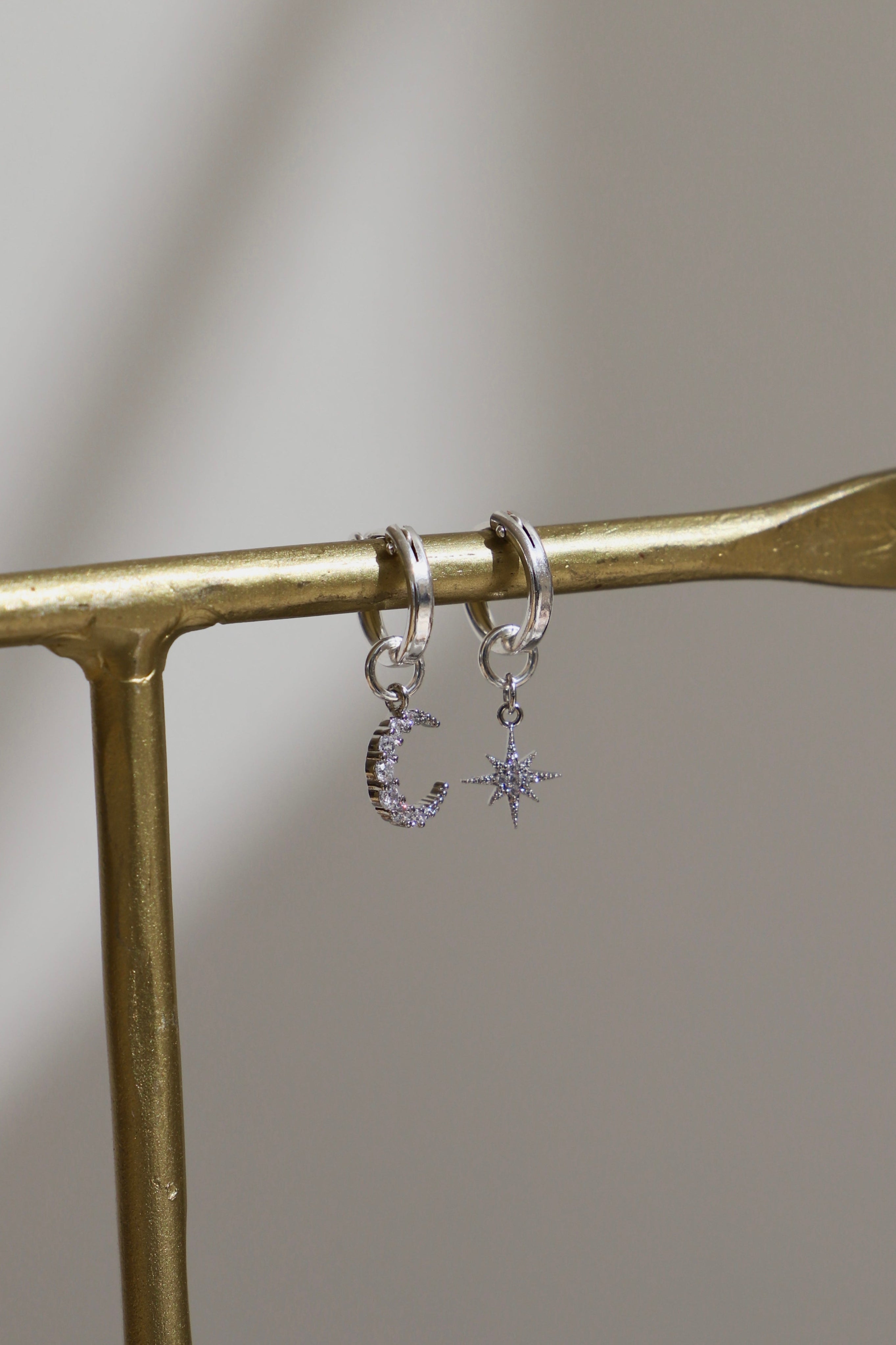 Celestial Star and Moon Hoops - Trendy Boho Earrings for Women, Perfect for Festivals, Parties, and Everyday Wear