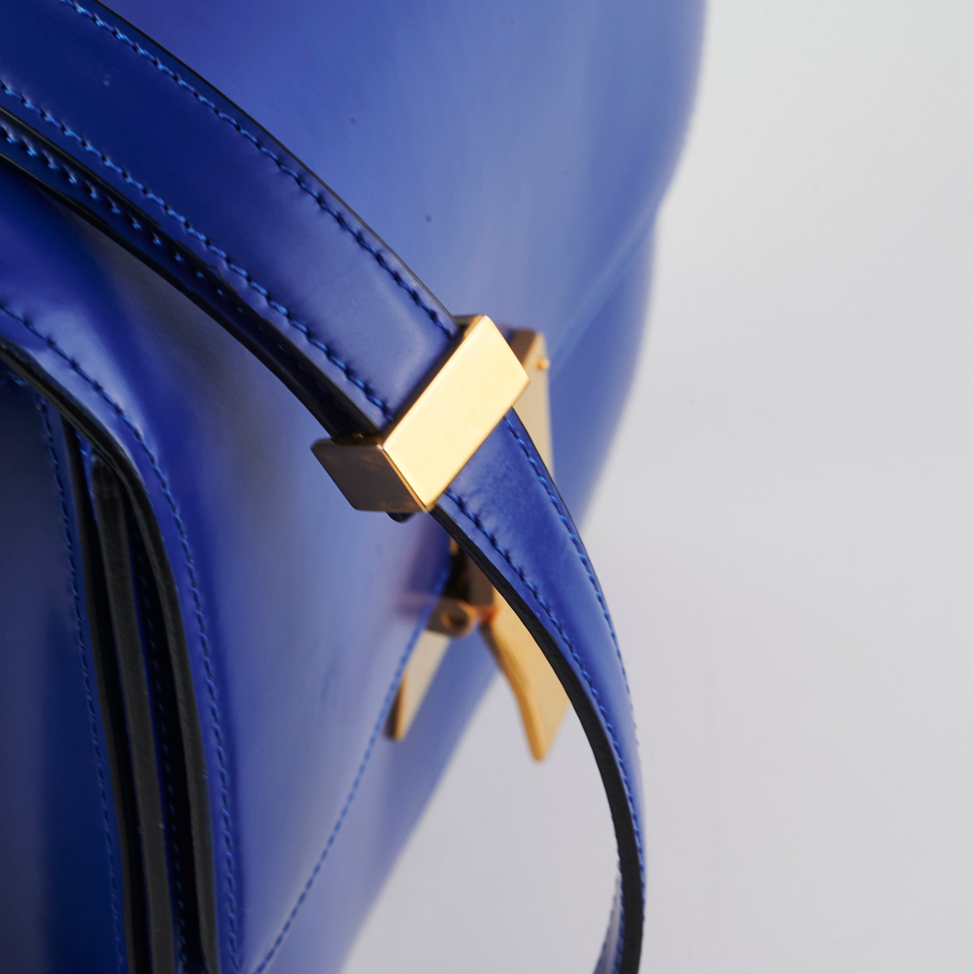 Celine Medium Royal Blue Box Crossbody Bag - Luxury Leather Shoulder Bag for Women | Perfect for Work, Travel & Evening Events