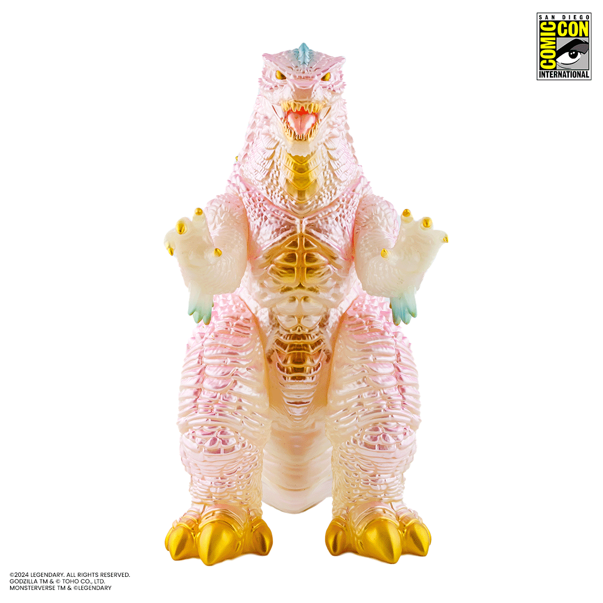 Godzilla x Kong: The New Empire Soft Vinyl Figure - Cherry Blossom Glow in The Dark Collectible | Perfect for Movie Fans, Anime Collectors & Home Decor | Great Gift for Godzilla Lovers