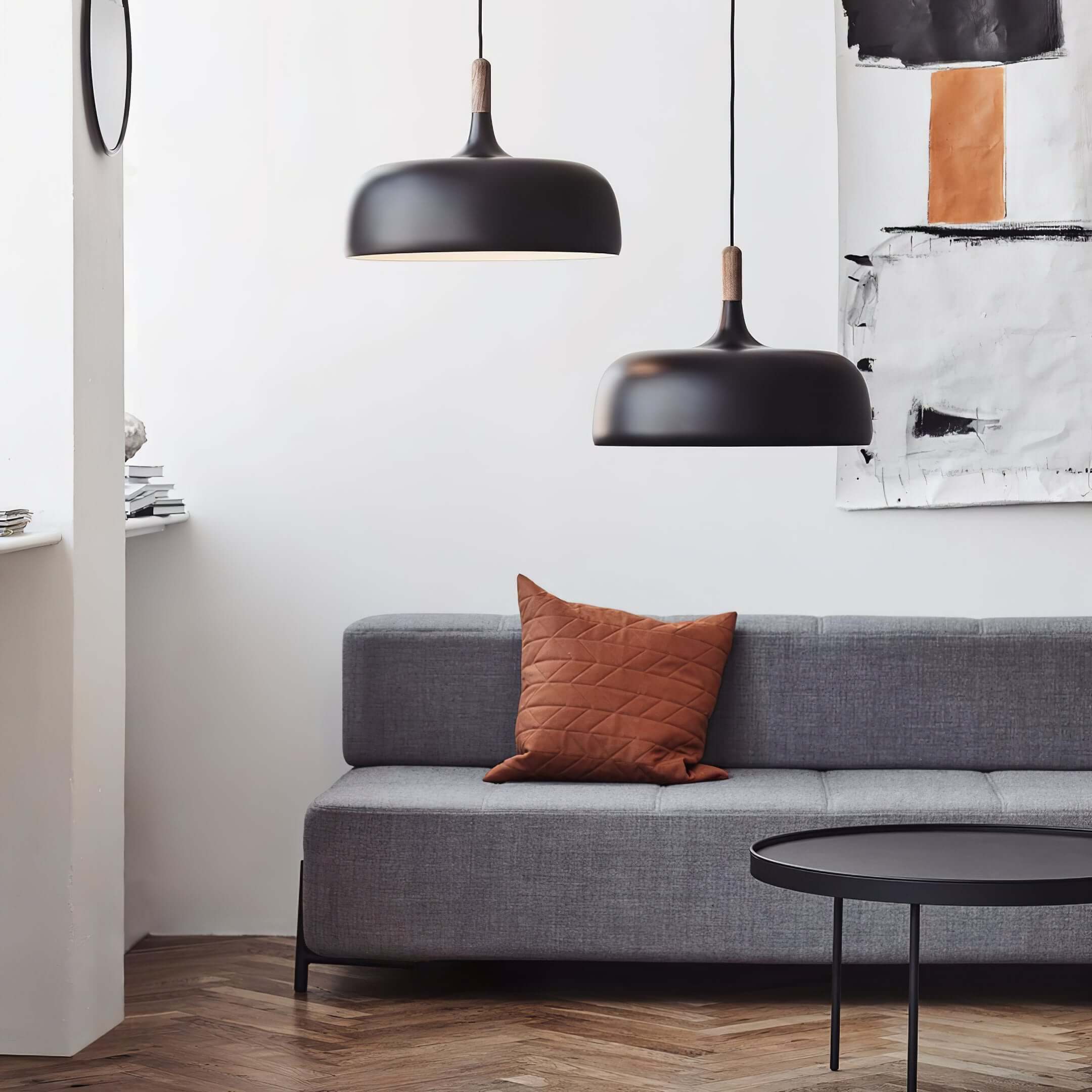 Stylish Acorn Pendant Light Fixture - Modern Hanging Ceiling Lamp for Kitchen Island, Dining Room & Bedroom Decor