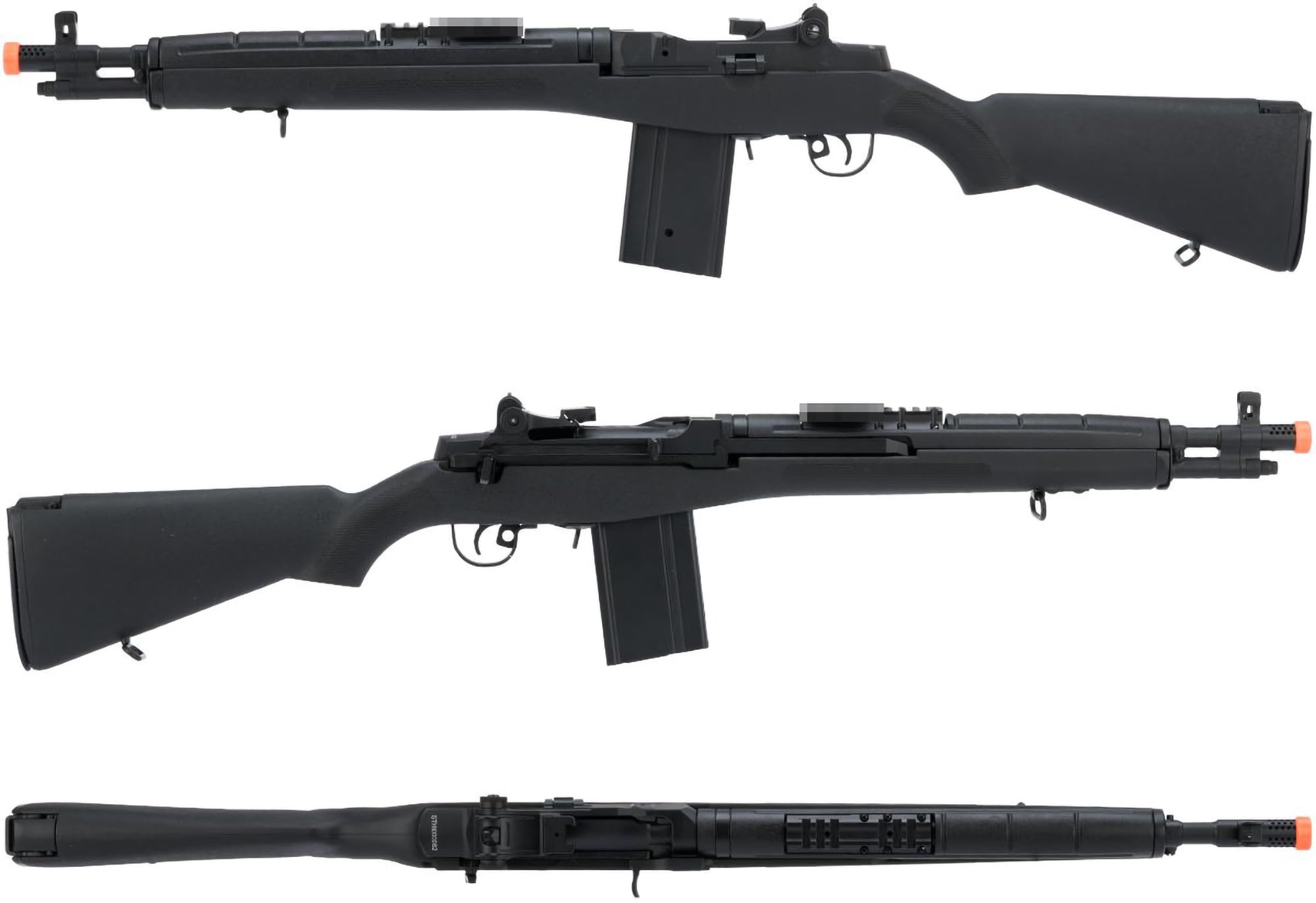 CYMA Sport SOCOM 16 Airsoft M14 Full Size AEG Rifle - Black (Gun Only) | High Performance Airsoft Gun for Outdoor Skirmishes & Tactical Training