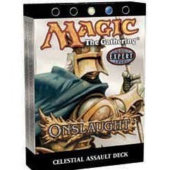 Magic the Gathering MTG Onslaught Celestial Assault Theme Deck by Wizards - Official Collectible Card Game for Strategy & Battle - Perfect for Tournaments, Game Nights & MTG Fans