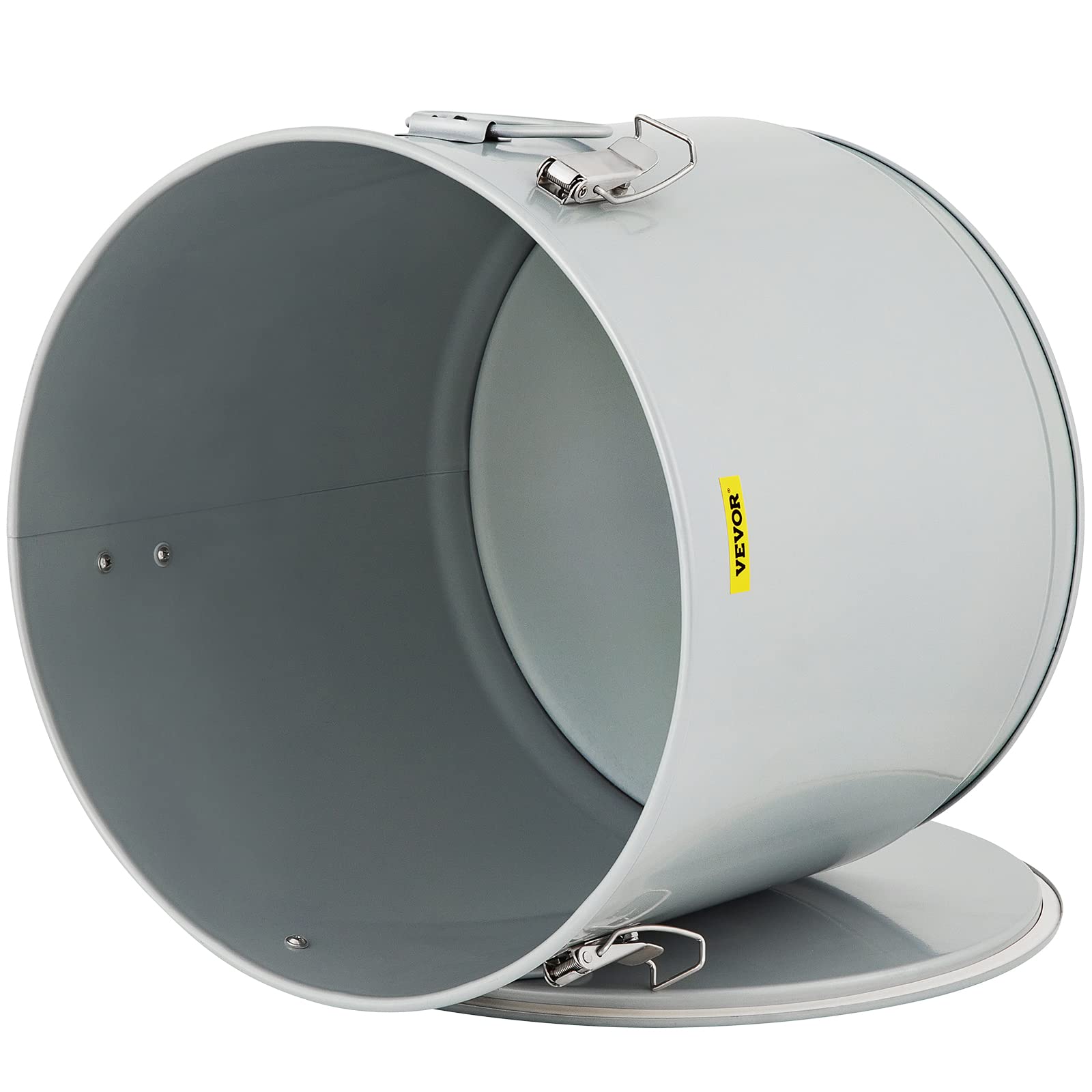VEVOR 15.9 Gallon Commercial Deep Fryer Grease Bucket - 60L Coated Carbon Steel Oil Filter Pot with Caster Wheels, 123 LBS Capacity Oil Disposal Caddy, Locking Lid & Nylon Filter Bag - Perfect for Restaurants, Food Trucks & Commercial Kitchens