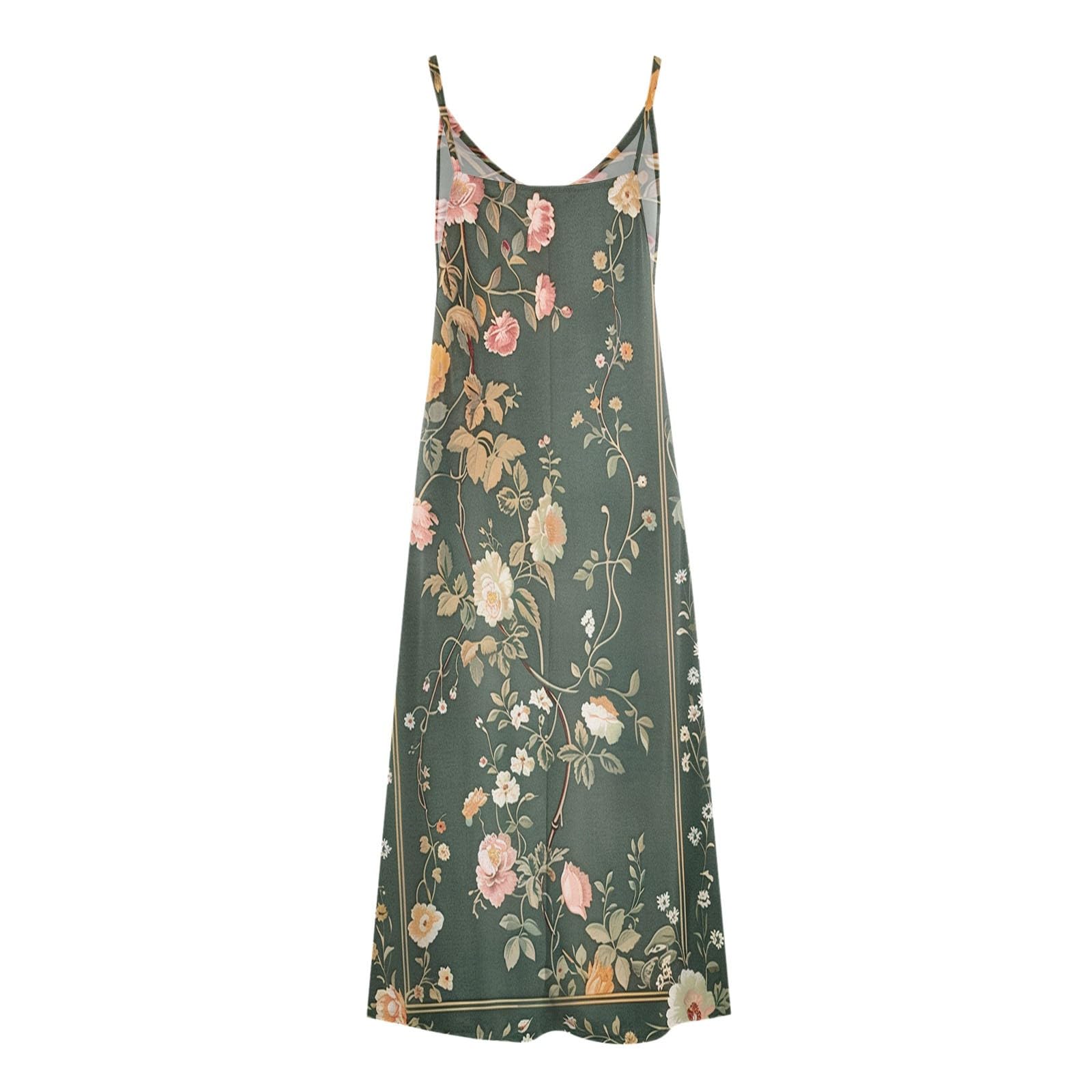 Elegant Women's Formal Maxi Dress 2024 - Sleeveless Printed Summer Beach Dress for Vacation & Casual Wear | Perfect for Weddings, Parties & Outdoor Events
