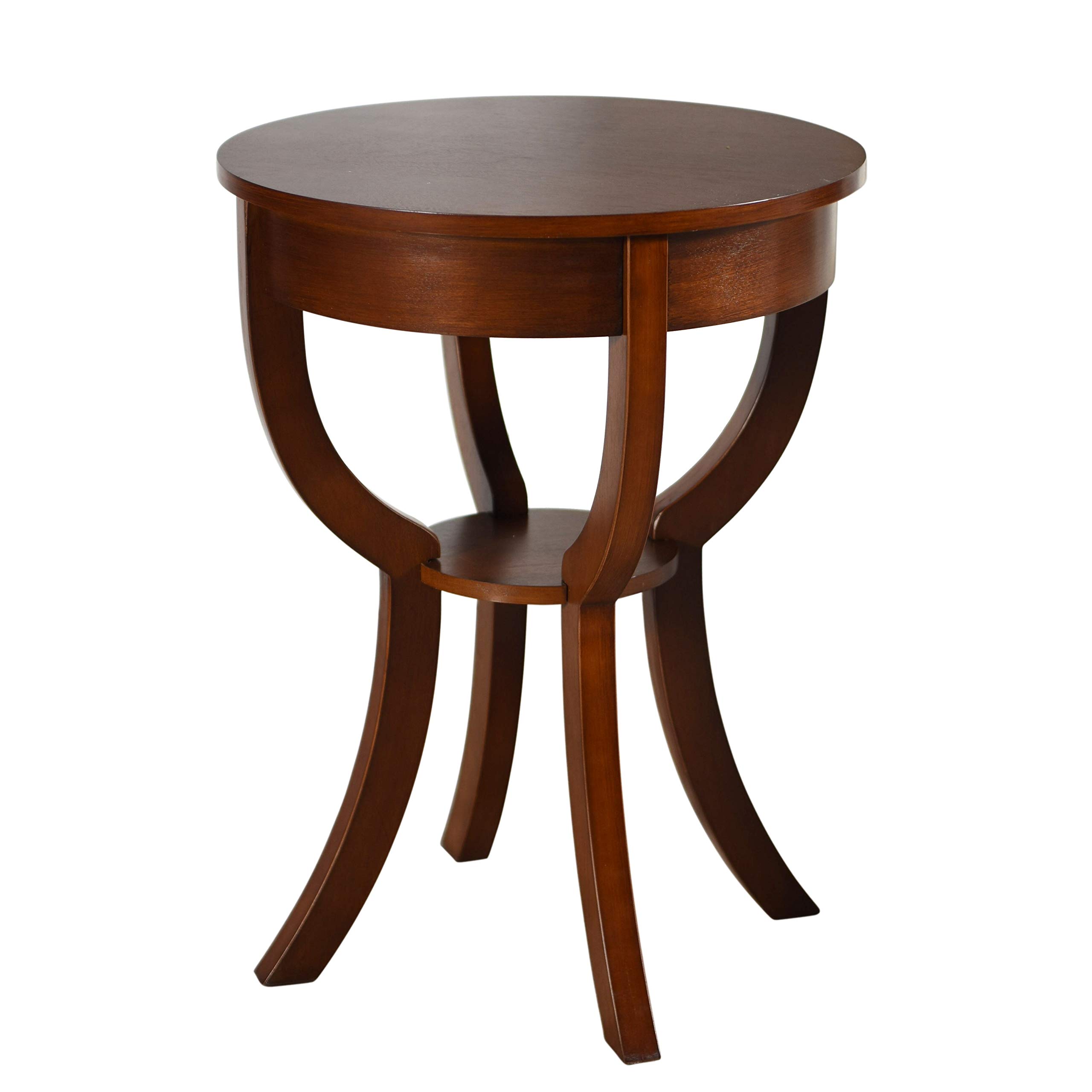 Modern Dark Brown Wood Side Table - Archer Ridge Contemporary End Table for Living Room, Bedroom & Office | Stylish & Functional Home Decor