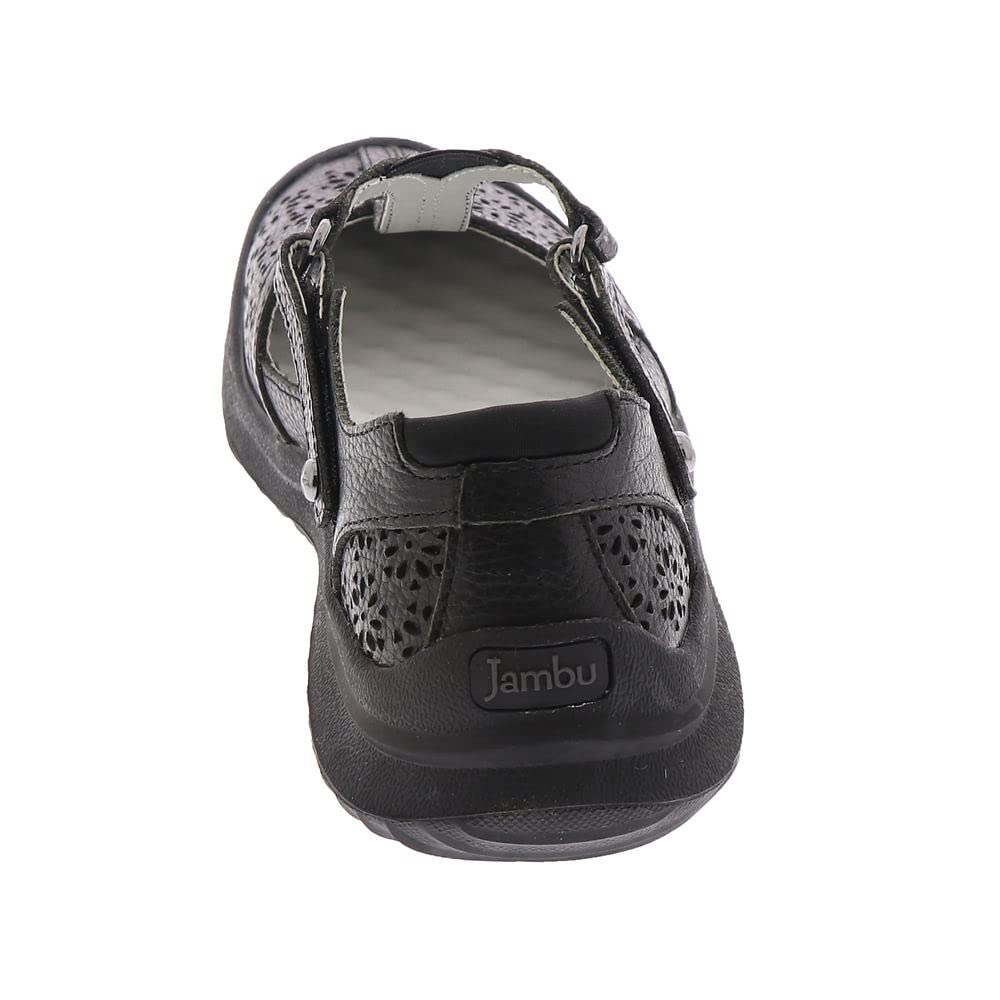 Jambu Creek Women's Slip-On Shoes - Comfortable Black Casual Loafers for Wide Feet (Size 7 Wide) | Perfect for Walking, Travel & Everyday Wear