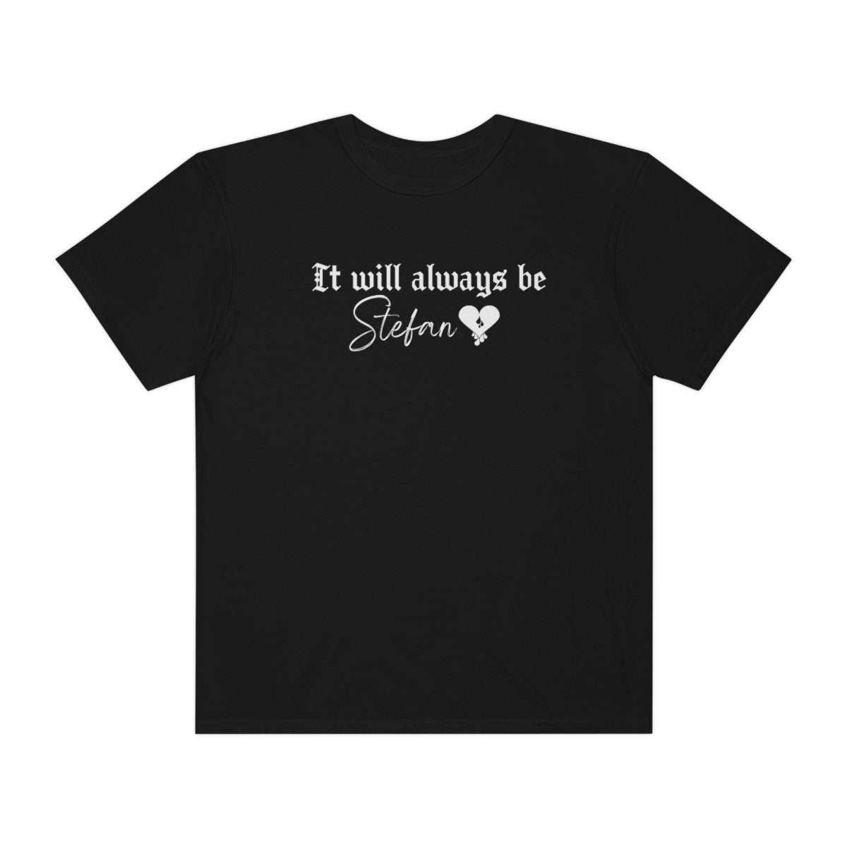 Stefan Salvatore T-Shirt | The Vampire Diaries TVD Merchandise | Vampire Fan Gift | Official TVD Collection | Perfect for Cosplay, Halloween, and Vampire Diaries Conventions
