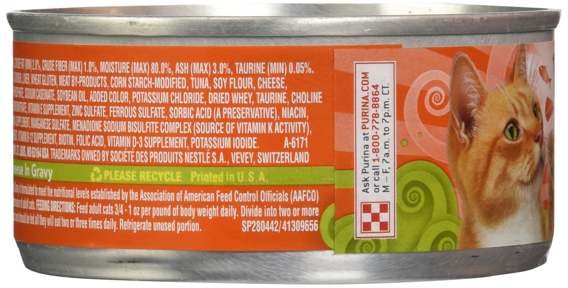 Friskies Canned Cat Food - Chicken & Tuna Flavor, 5.5 oz Pack (12 Cans) | Wet Cat Food for Adult Cats | Perfect for Mealtime, Travel & Emergency Pet Supplies