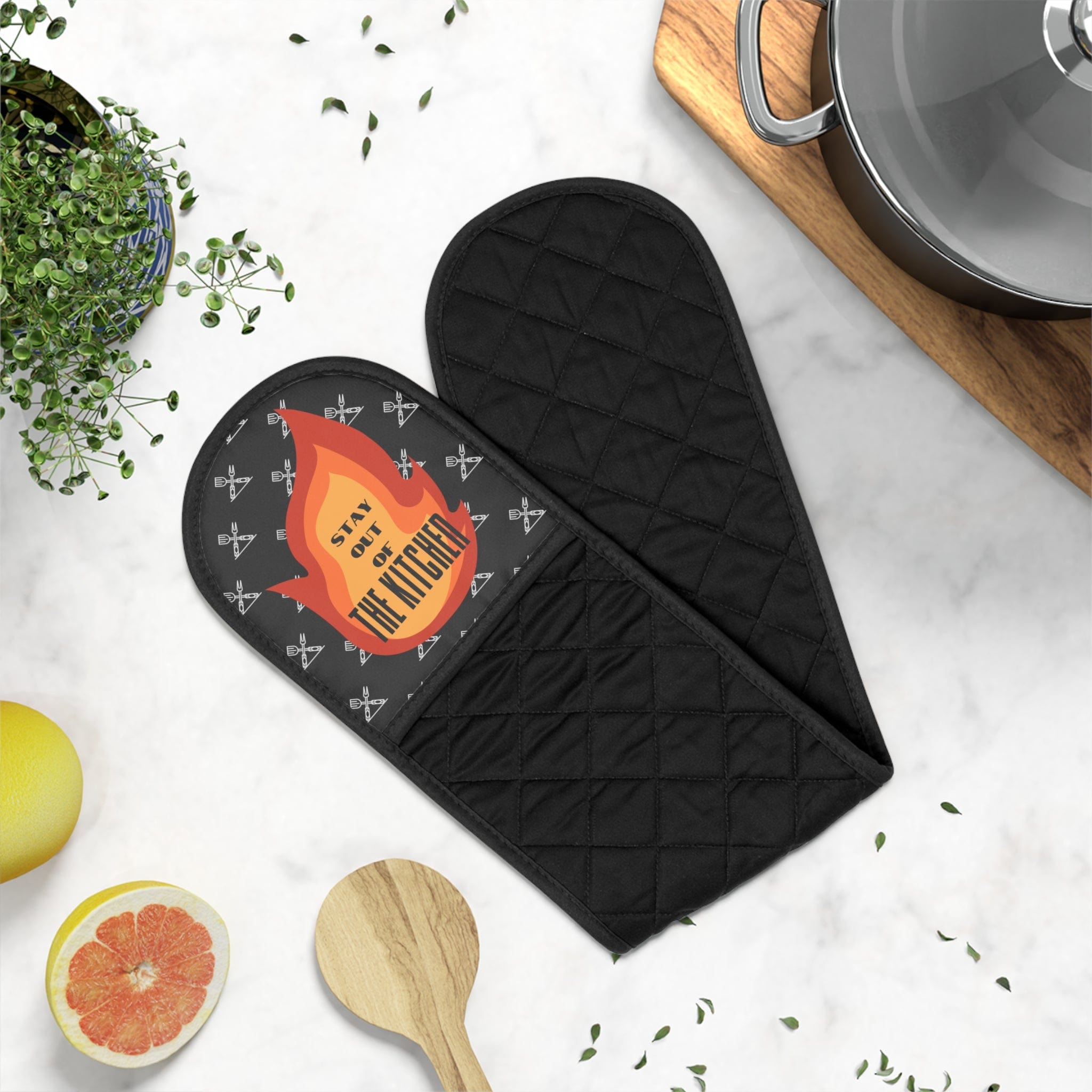 Heat-Resistant Oven Mitts - Premium Kitchen Gloves for Baking, Grilling & Cooking - Perfect for BBQ, Oven, Stovetop & Hot Pans