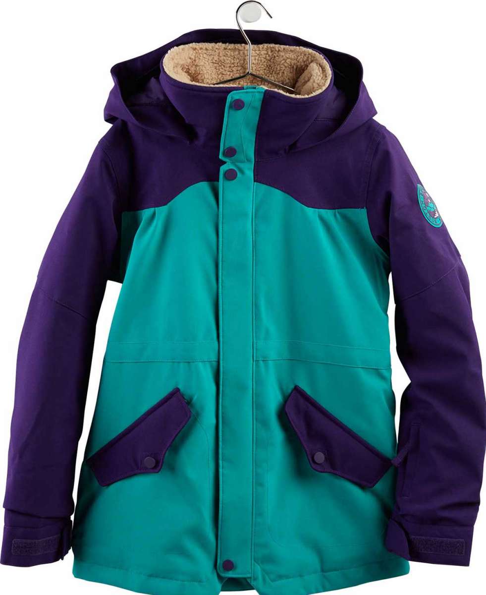 Burton Junior's Shortleaf Shell Jacket 2021 - Waterproof & Lightweight Kids Outdoor Jacket for Hiking, Skiing & Snowboarding
