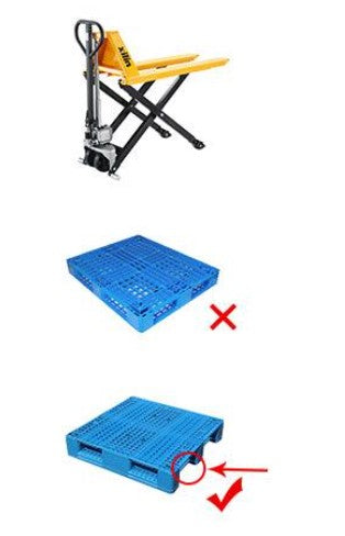 Apollolift A1015 Heavy Duty Pallet Jack - 2200 lbs Capacity, 45
