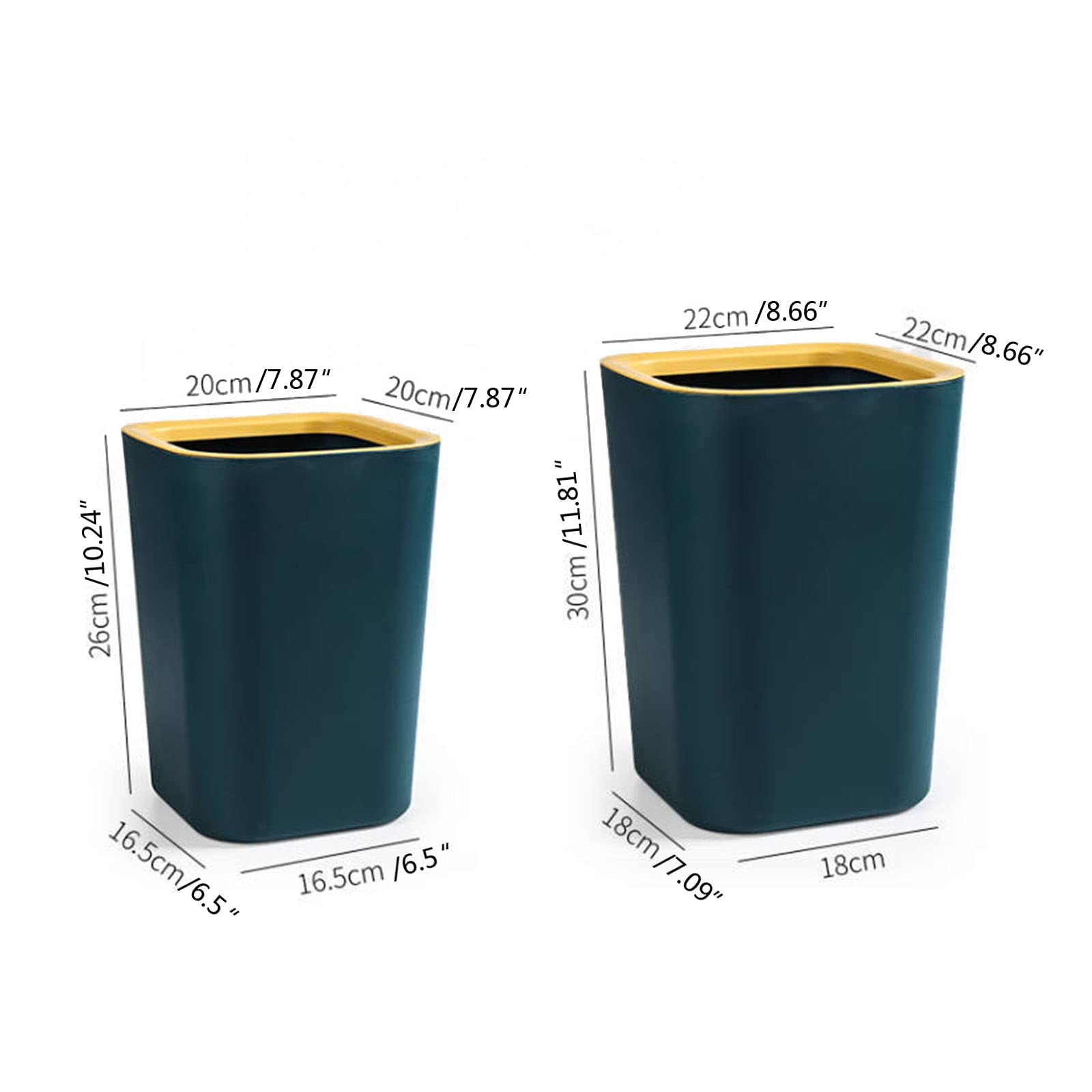 Stainless Steel Trash Can with Lid - 13 Gallon Step-on Garbage Bin for Kitchen, Office, Bathroom & Outdoor Use