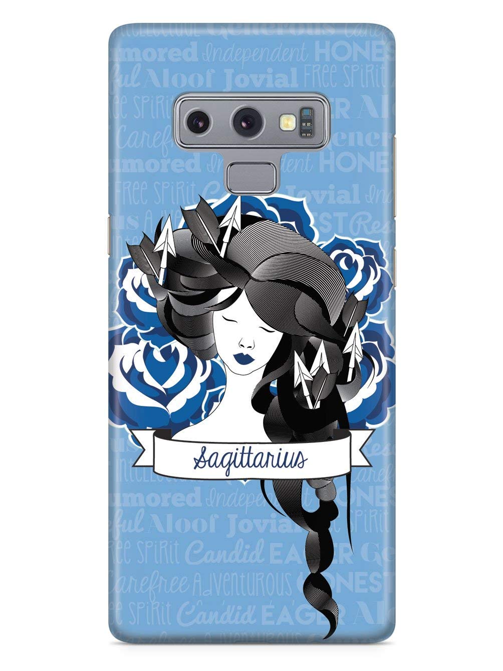 Inspired Cases - Compatible with Samsung Galaxy Note 9 - 3D Textured Protective Phone Cover - Zodiac Sign Sagittarius Design - Shockproof & Slim Fit - Perfect for Daily Use, Travel & Outdoor Activities