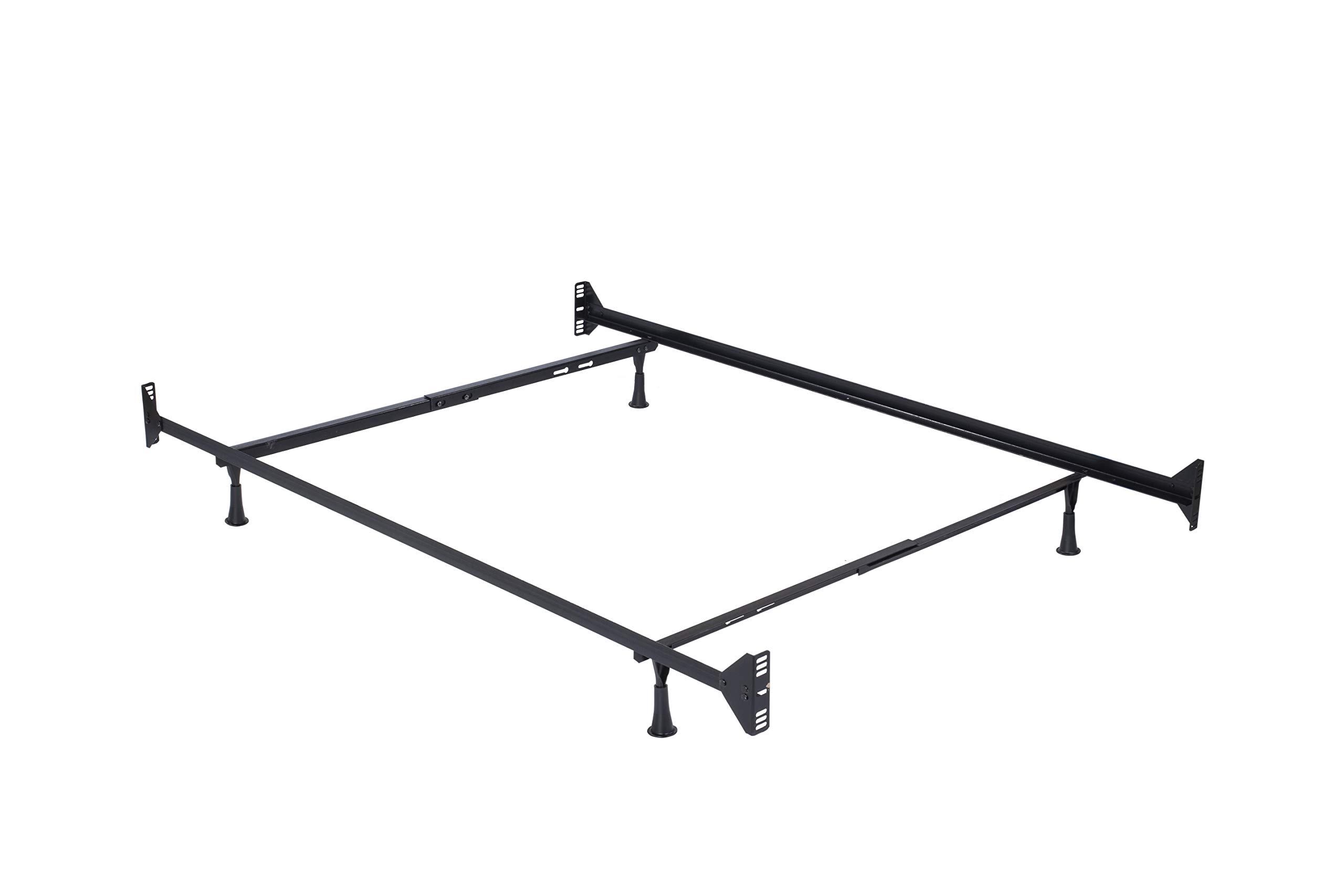 Hillsdale 90046 4 Leg Twin/Full Bed Frame - Sturdy Metal Platform Bed Frame with Wooden Slats, No Box Spring Needed - Perfect for Kids Rooms, Guest Rooms & Small Spaces