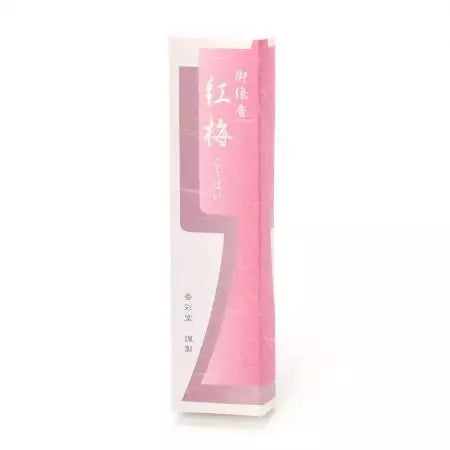 Premium Kousaido Red Plum Japanese Incense Sticks - 20g Natural Floral Aroma for Meditation, Yoga & Home Relaxation