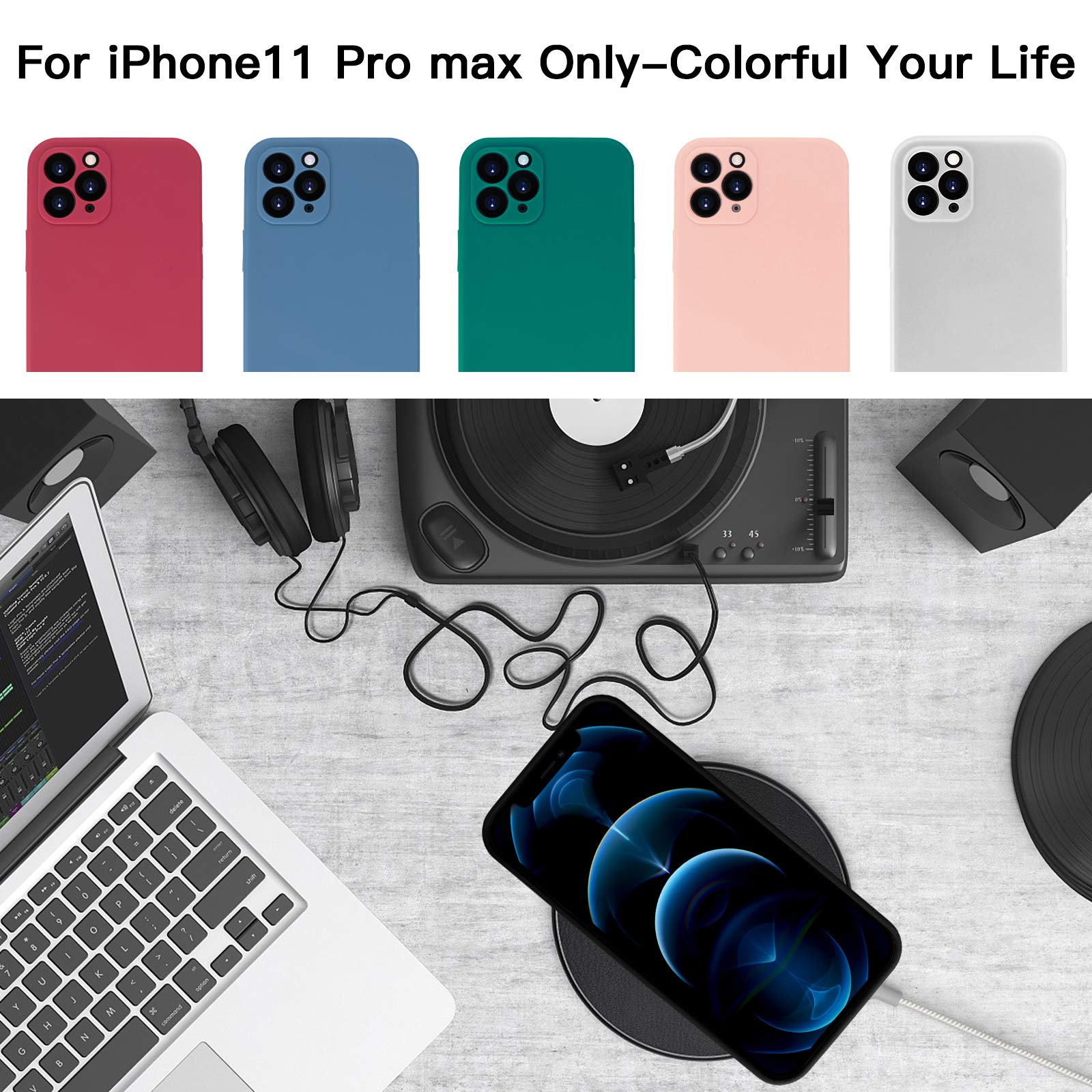 Premium Matte Silicone iPhone 11 Pro Max Case (6.5