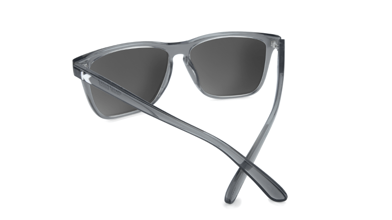 Fast Lanes Sport Sunglasses - Clear Grey & Green Moonshine Lens - UV Protection for Running, Cycling & Outdoor Activities