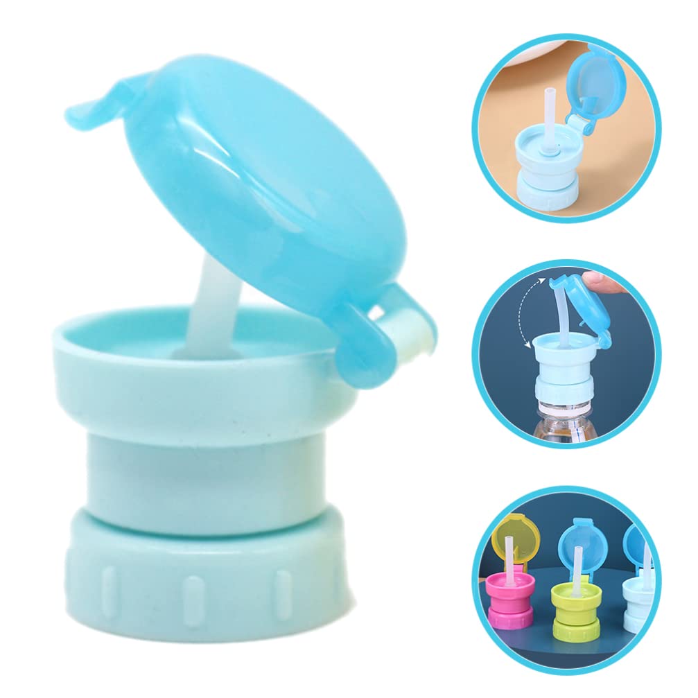 Spill-Proof Toddler Bottle Lid Cover - Leak-Proof Conversion Top for Juice, Soda & Beverages - Child-Safe Anti-Spill Cap for Kids' Drink Bottles - Perfect for Travel, School & Mess-Free Snacking