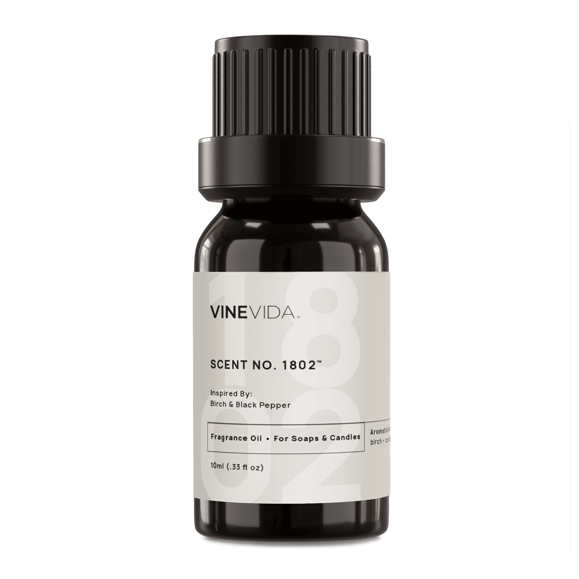 Premium NO. 1802 Fragrance Oil for Handmade Soaps & Scented Candles - Jo Malone Birch & Black Pepper Inspired Scent - Perfect for DIY Home Fragrance, Aromatherapy & Gift Making