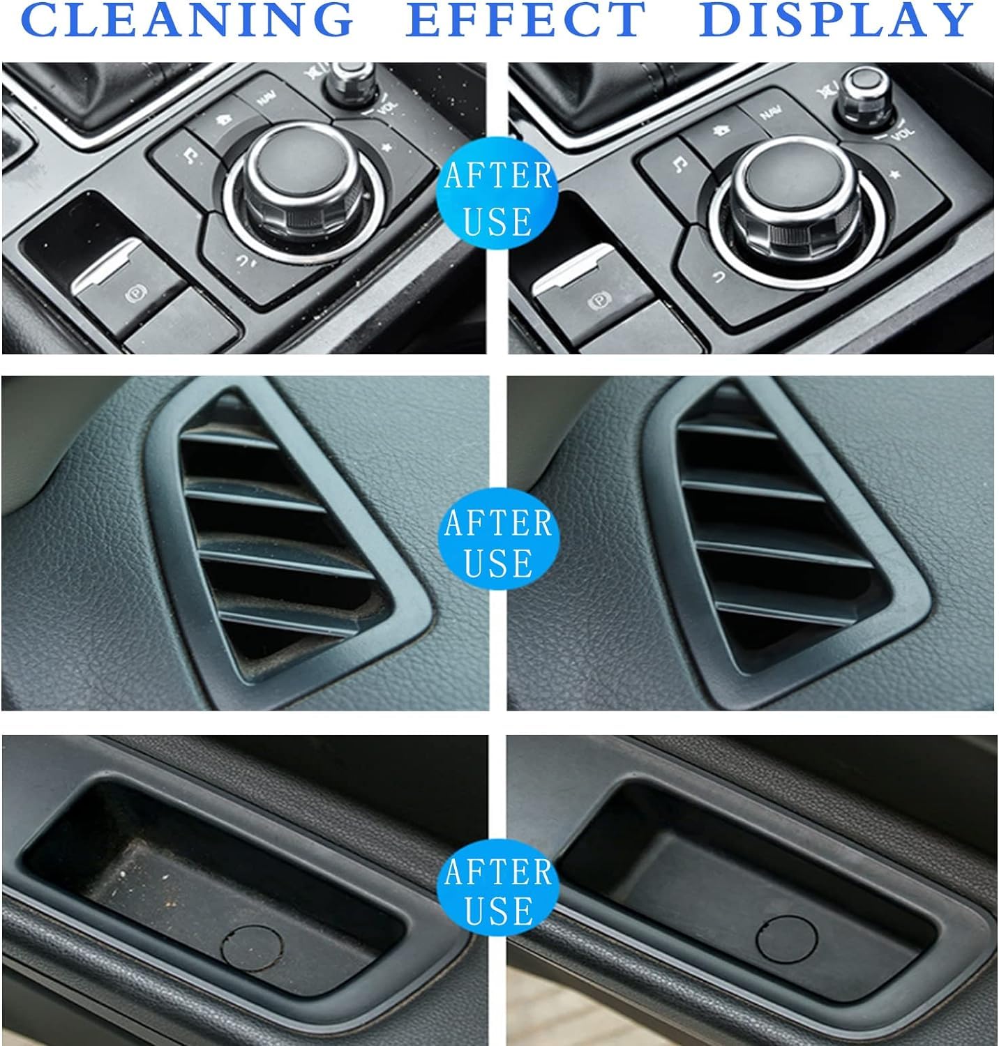 paobteiy Car Cleaning Gel - 5-Pack Universal Auto Detailing Kit for Car Interior, PC, Tablet & Laptop Cleaning - Premium Car Accessories for Men & Women (2023 New) - Perfect for Home, Office & Travel Use