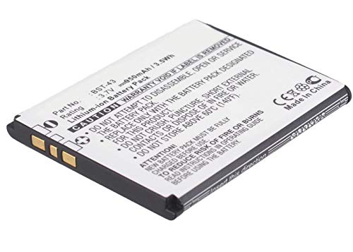 Synergy Digital High Capacity 950mAh Li-ion Battery for Sony Ericsson Vulcan - BST-43 Replacement | Long Lasting Power for Business Travel & Outdoor Activities