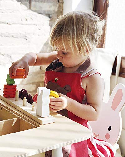 Tender Leaf Toys Forest Table and Chairs Set - Premium Wooden Kids Play Furniture for Ages 3+ | Eco-Friendly Art & Game Table with Chairs | Perfect for Playroom, Classroom & Indoor Outdoor Pretend Play