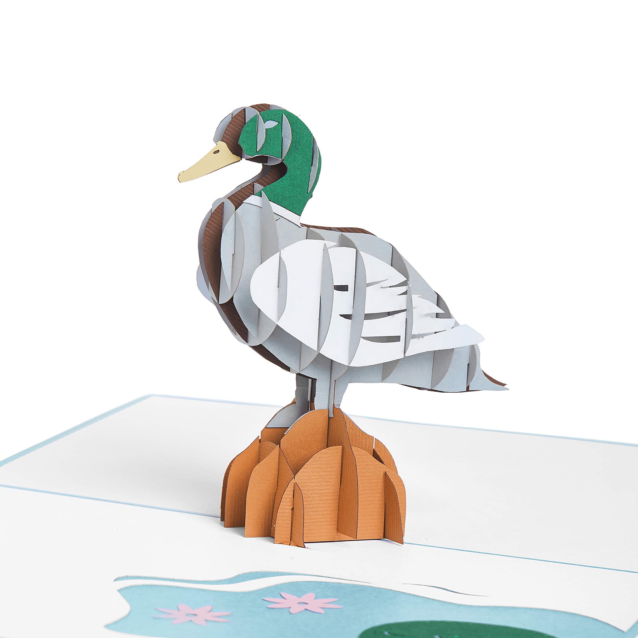3D Duck Pop Up Greeting Card - Blank Inside for Birthday, Thank You, Get Well, Anniversary - Perfect Gift for Mom, Grandma & Women | Handmade Paper Craft for Special Occasions & Thoughtful Surprises