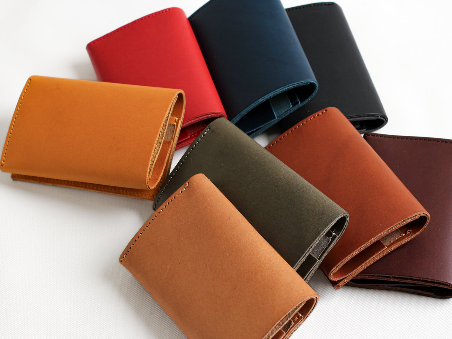 Premium Genuine Leather Tri-Fold Wallet for Men - Handcrafted in Japan - Slim RFID Blocking Design for Everyday Use & Travel