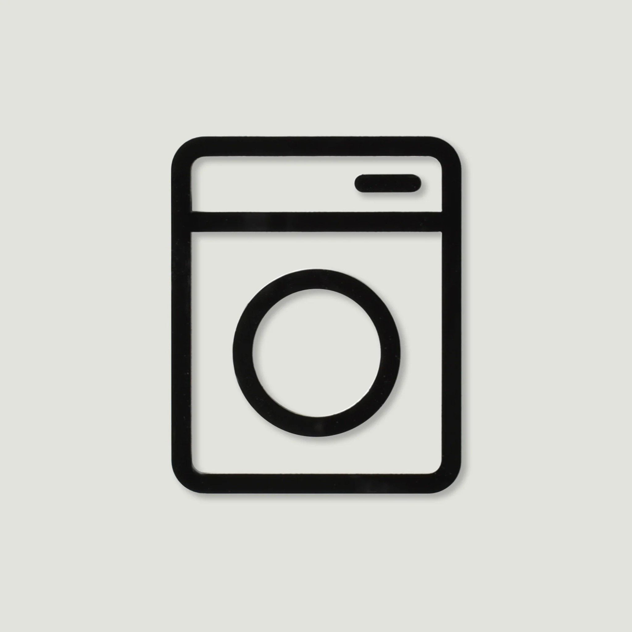 MOHEIM Laundry Sign - Black Hanging Laundry Room Decor for Home & Apartment - Perfect for Laundry Room, Bathroom, or Dorm Organization